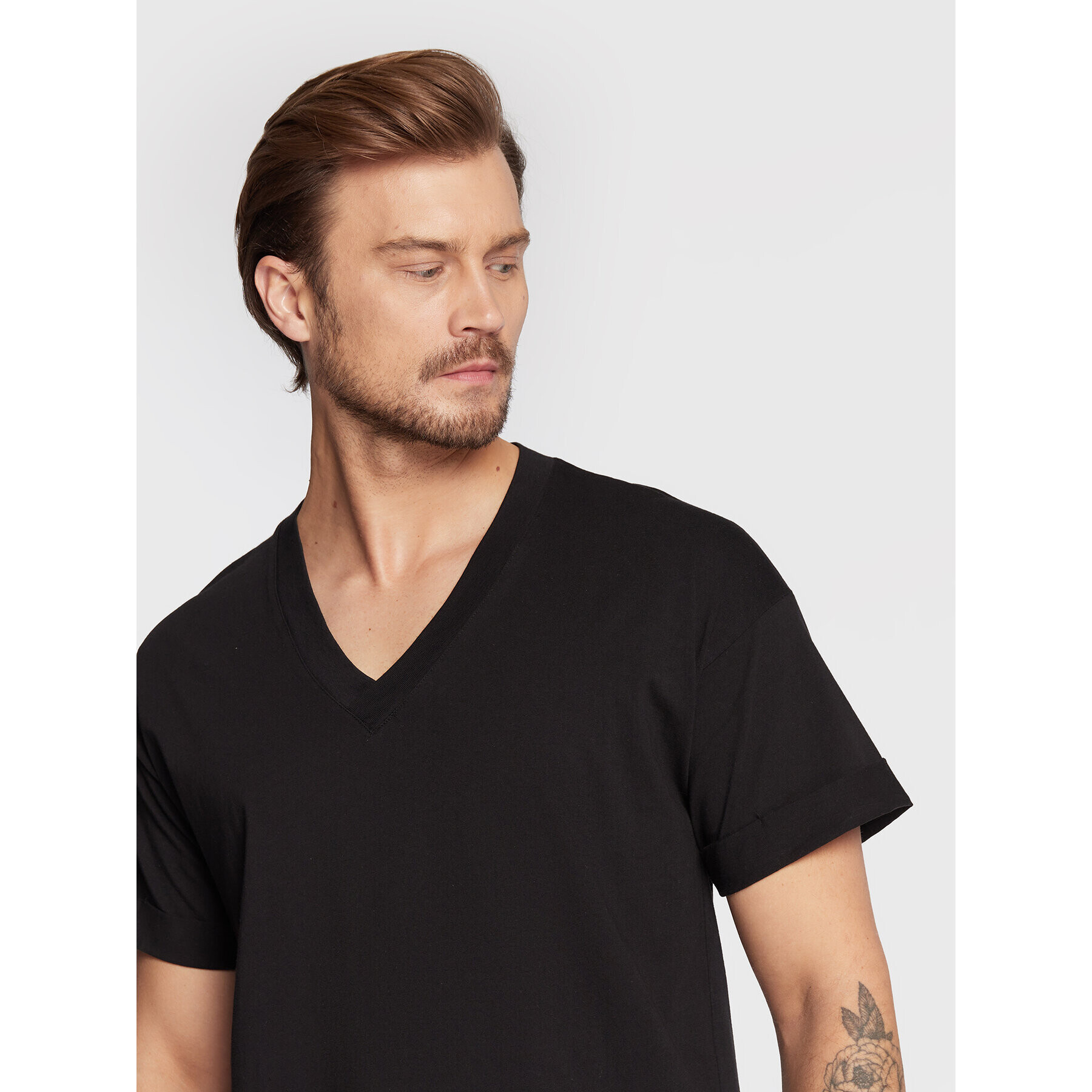 Imperial Тишърт TK25EDTL Черен Relaxed Fit - Pepit.bg