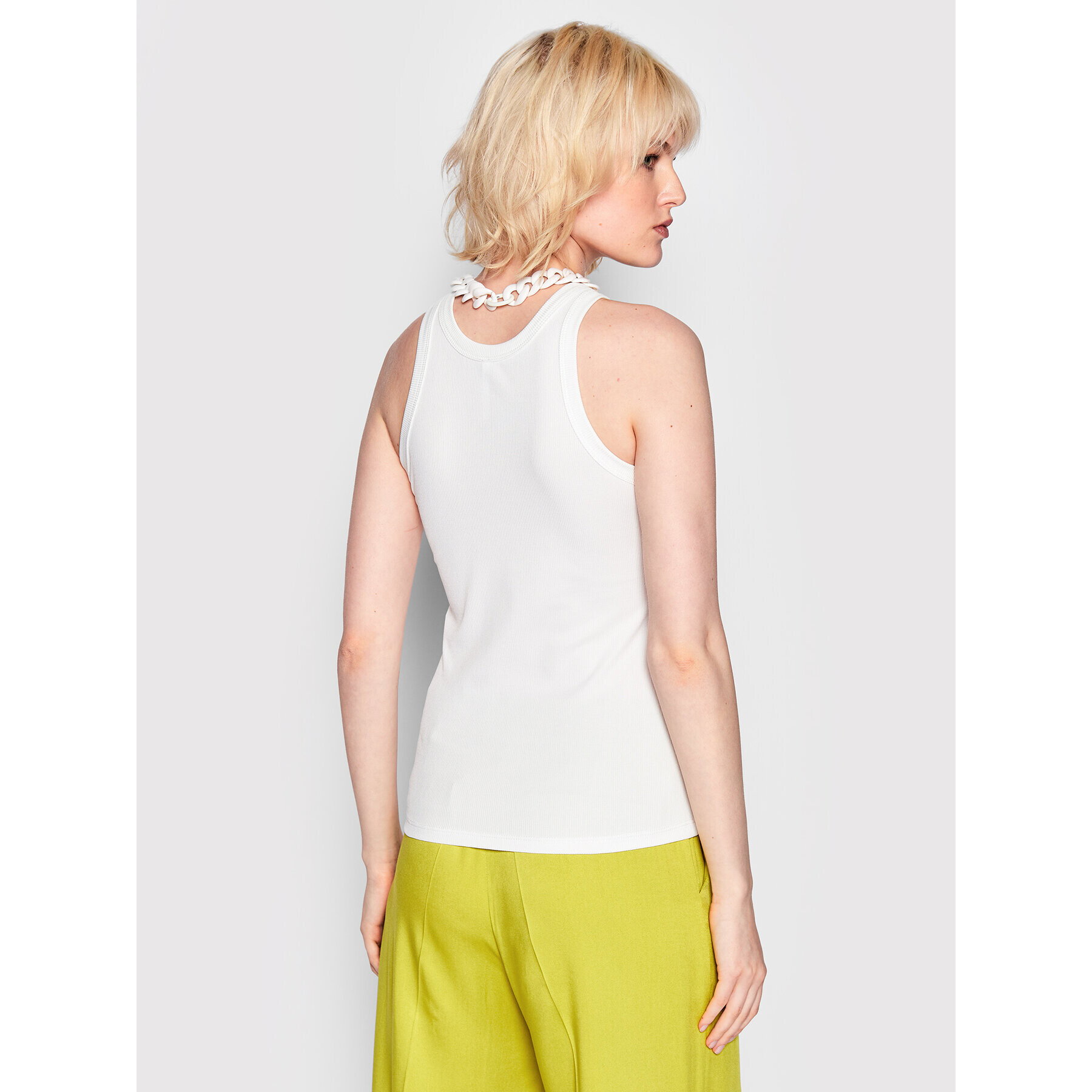 Imperial топ RFB8DHN Бял Slim Fit - Pepit.bg