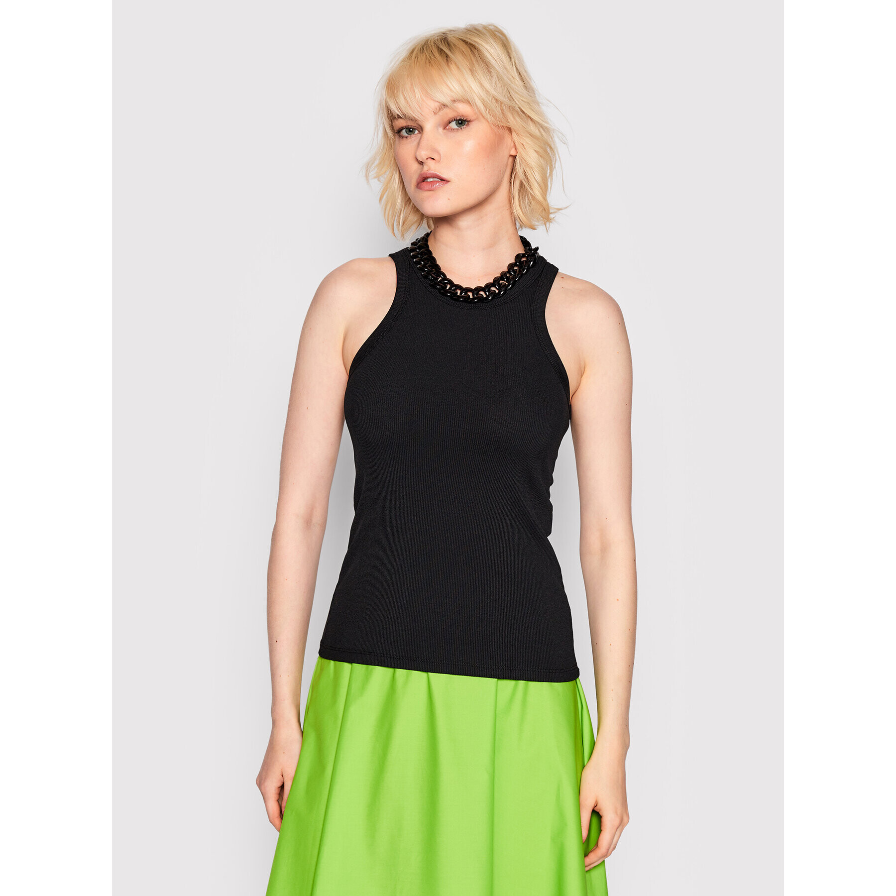 Imperial топ RFB8DHN Черен Slim Fit - Pepit.bg