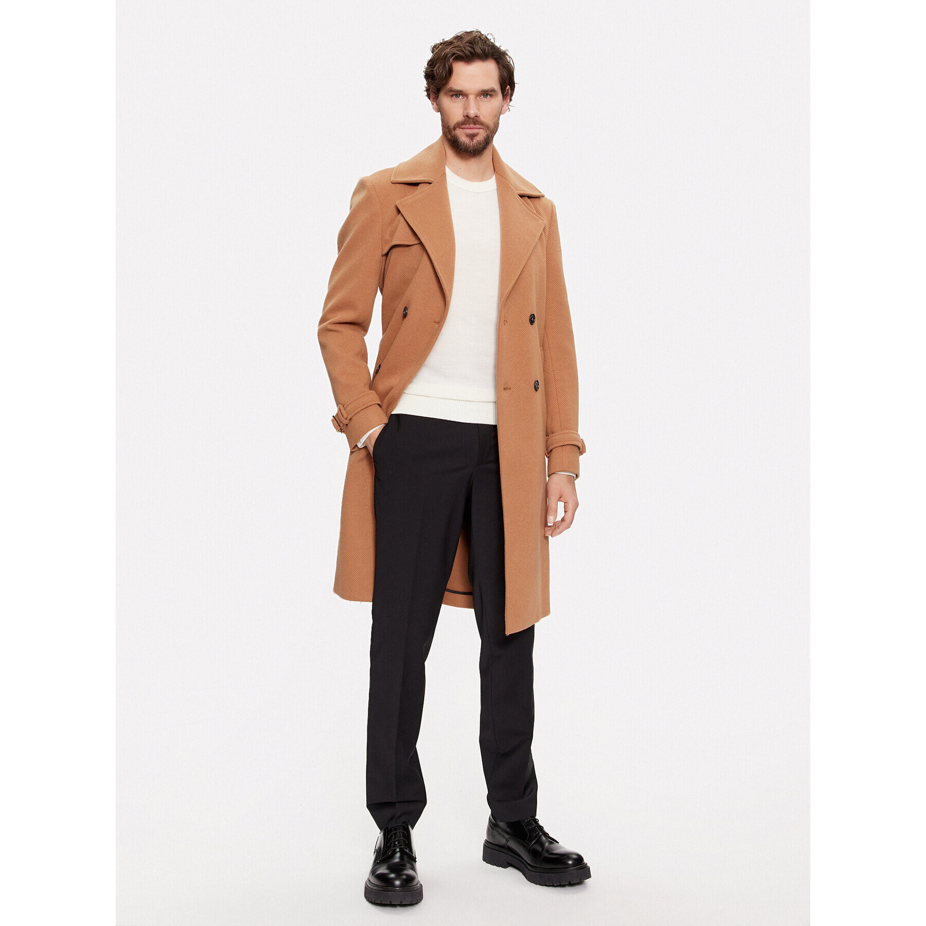 Imperial Зимно палто K5441K4809 Кафяв Regular Fit - Pepit.bg