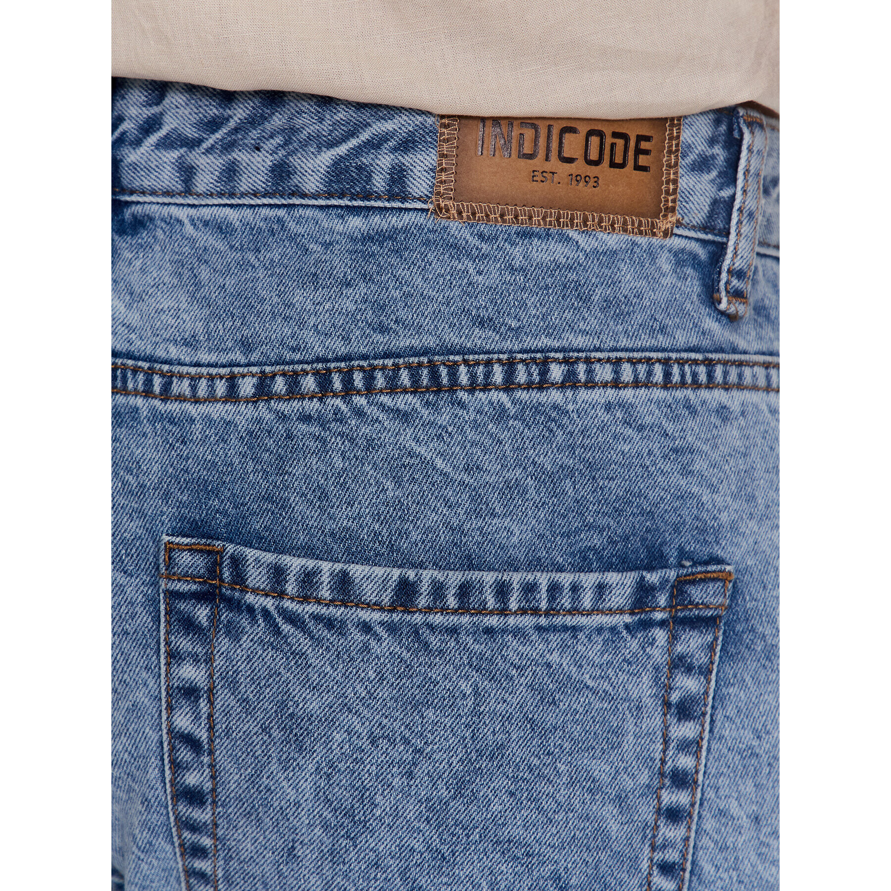 INDICODE Дънки Cobra 80.s denim 60-318 Син Regular Fit - Pepit.bg