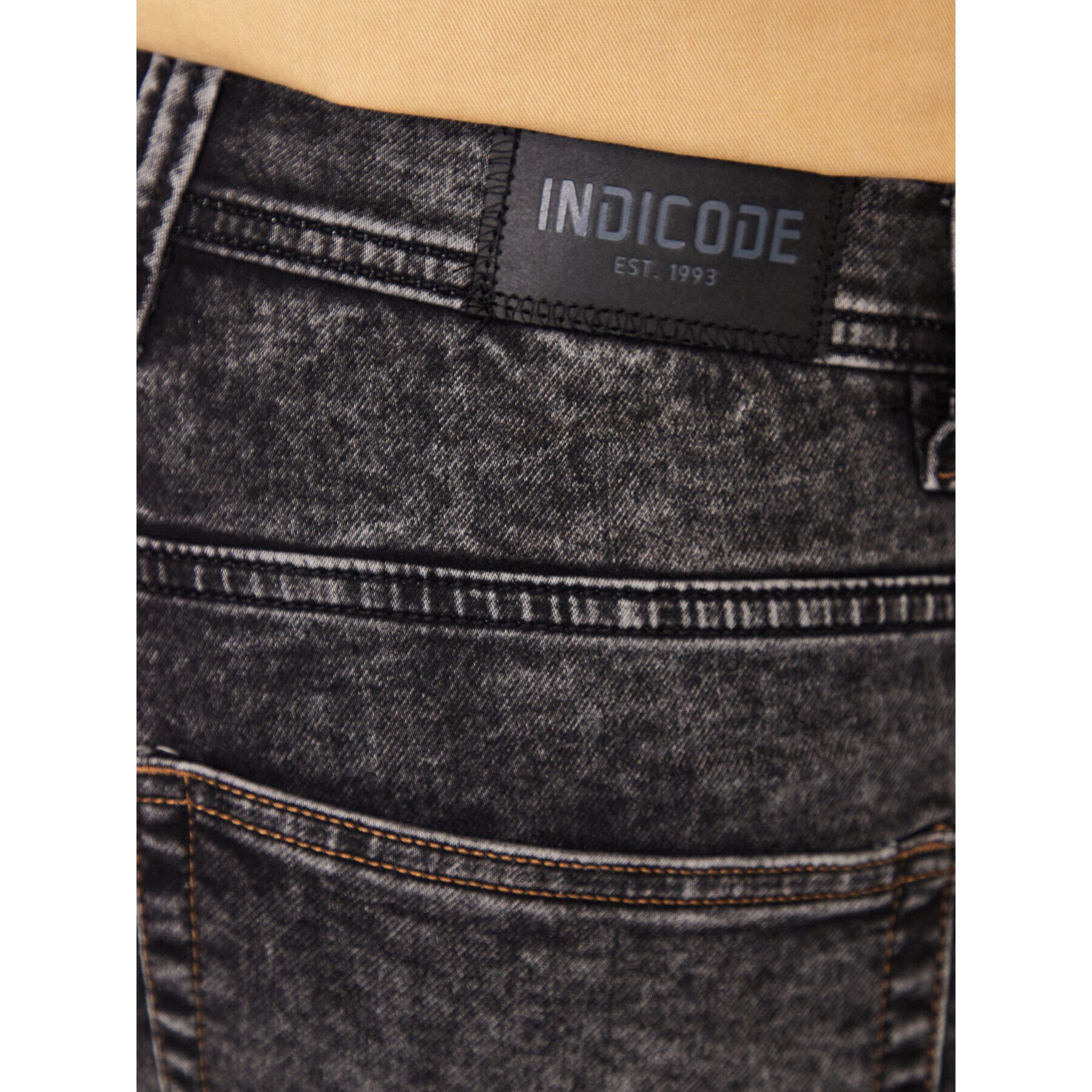 INDICODE Дънкови шорти Delmare 70-682 Черен Regular Fit - Pepit.bg