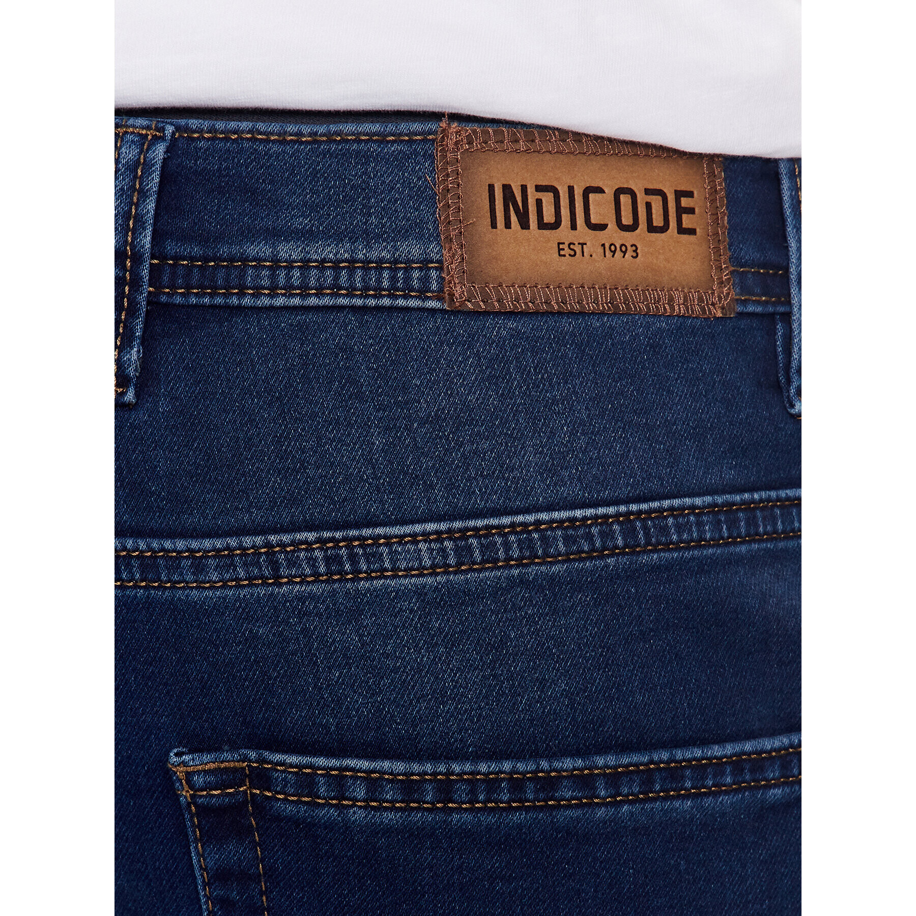 INDICODE Дънкови шорти Delmare 70-682 Син Regular Fit - Pepit.bg