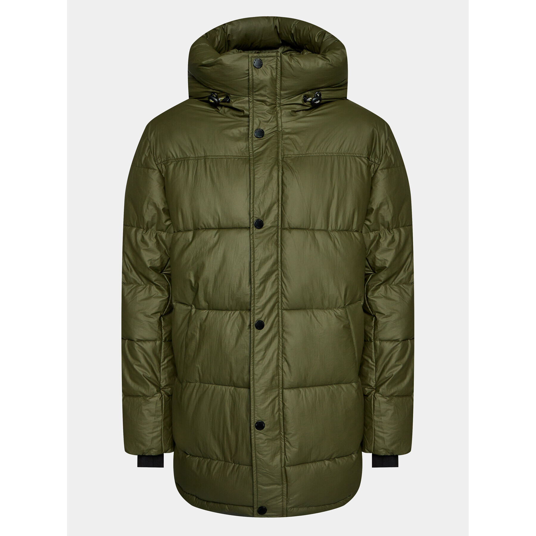 INDICODE Пухено яке Declan 15-721 Зелен Regular Fit - Pepit.bg