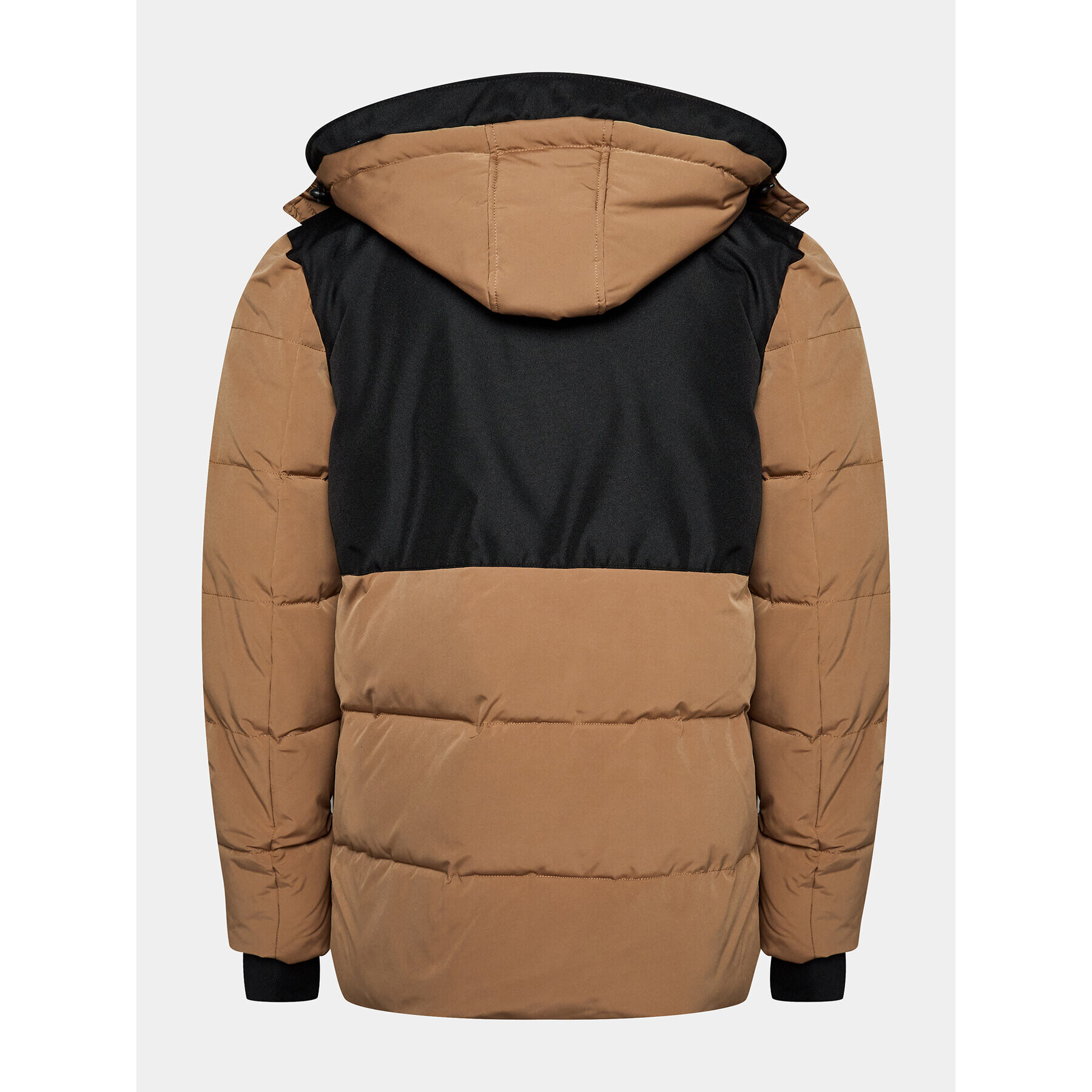 INDICODE Пухено яке Titan 15-755 Кафяв Regular Fit - Pepit.bg