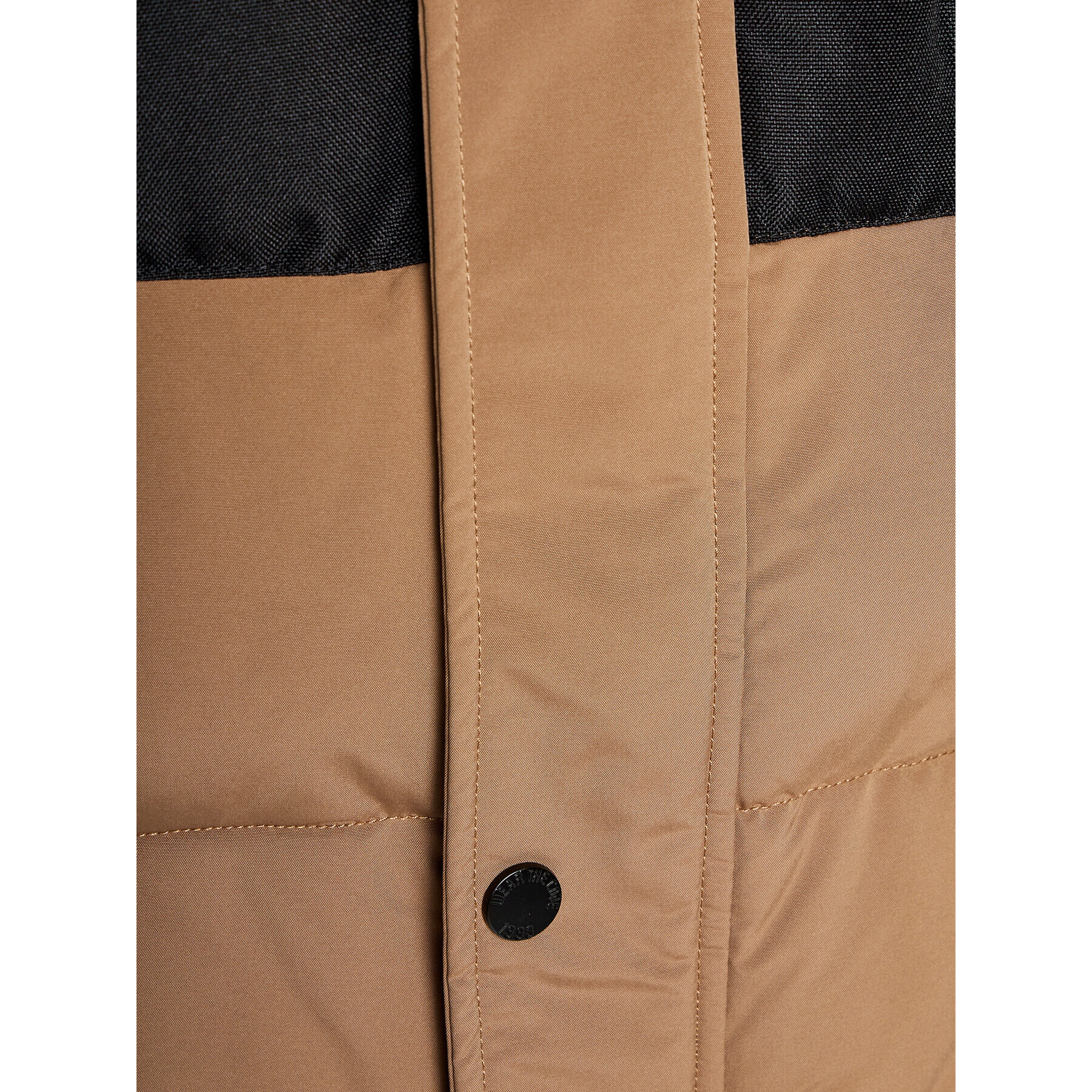 INDICODE Пухено яке Titan 15-755 Кафяв Regular Fit - Pepit.bg
