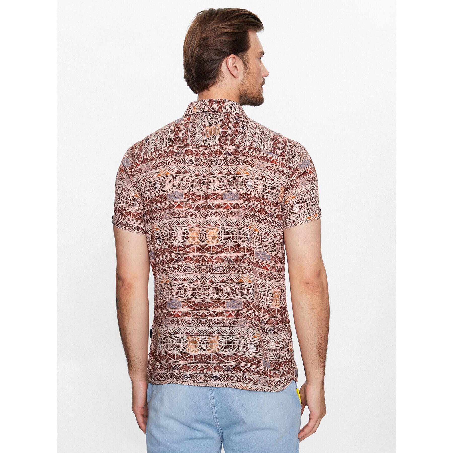 INDICODE Риза Brett 20-357 Бежов Regular Fit - Pepit.bg