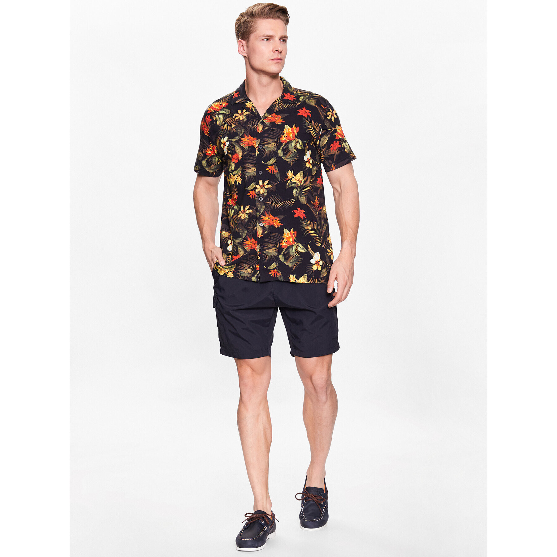 INDICODE Риза Mauritz 20-348 Черен Regular Fit - Pepit.bg