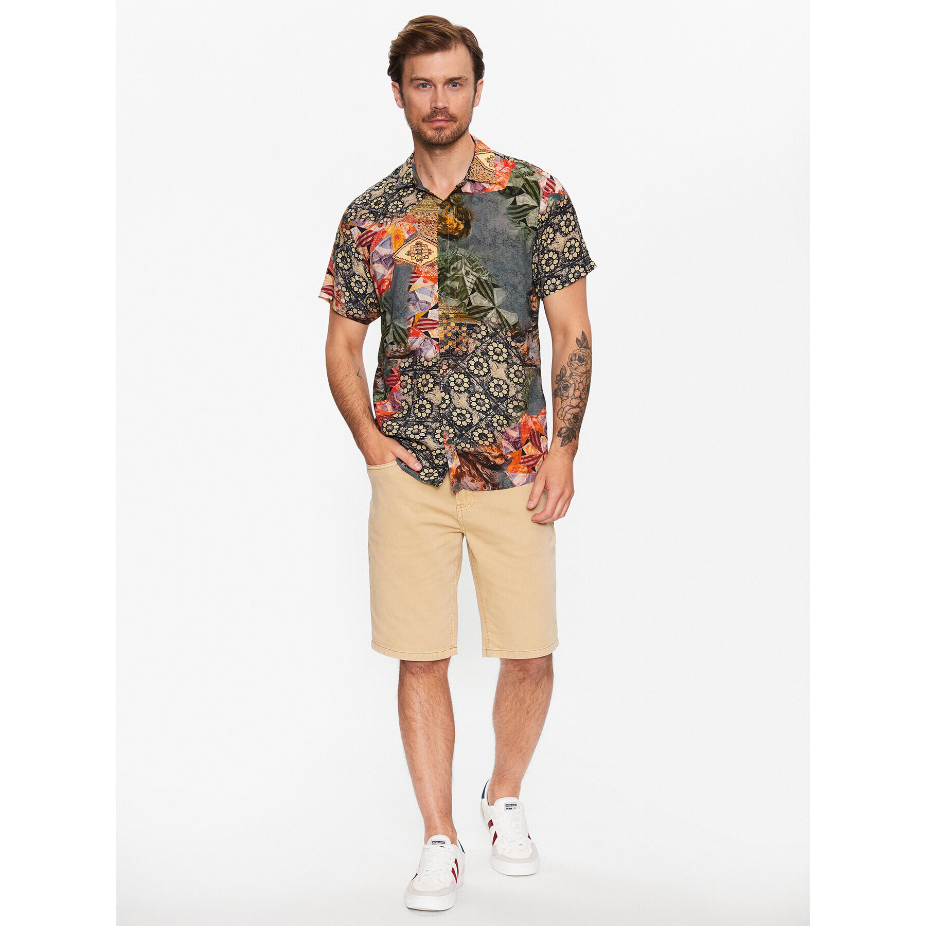 INDICODE Риза Vimmer 20-345 Каки Regular Fit - Pepit.bg