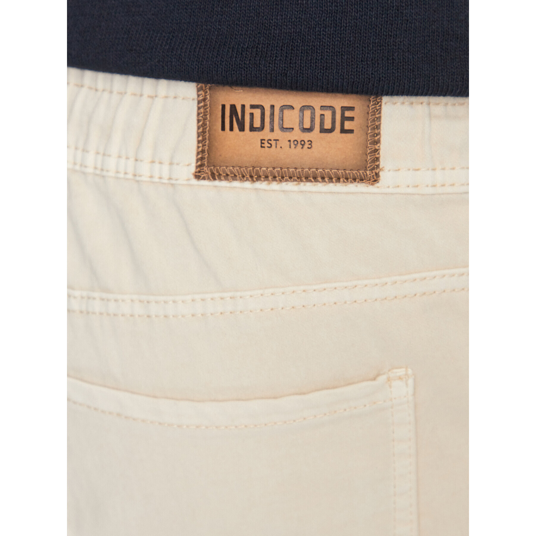 INDICODE Шорти от плат Rosson 70-646 Бежов Regular Fit - Pepit.bg