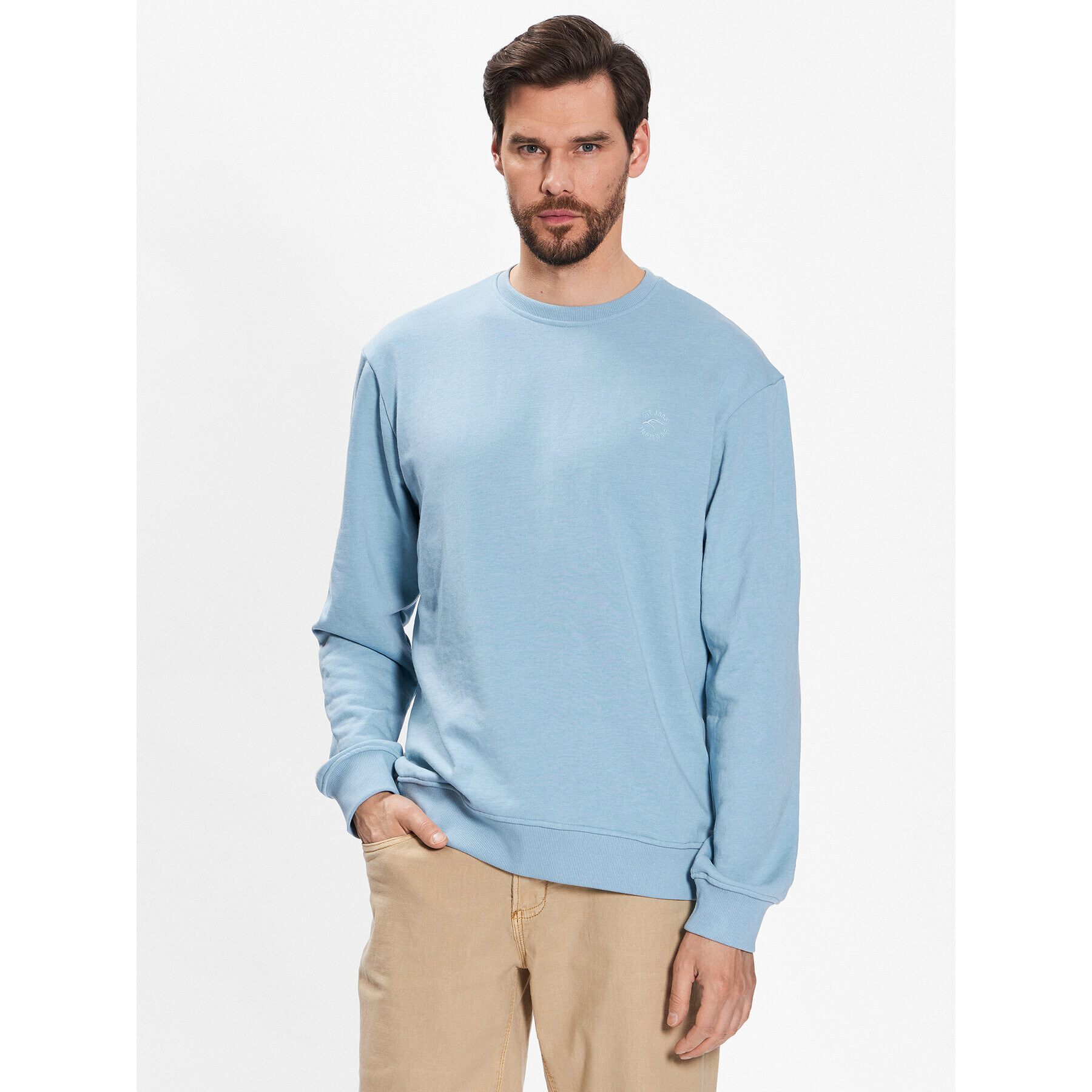 INDICODE Суитшърт Holt 50-251 Син Regular Fit - Pepit.bg