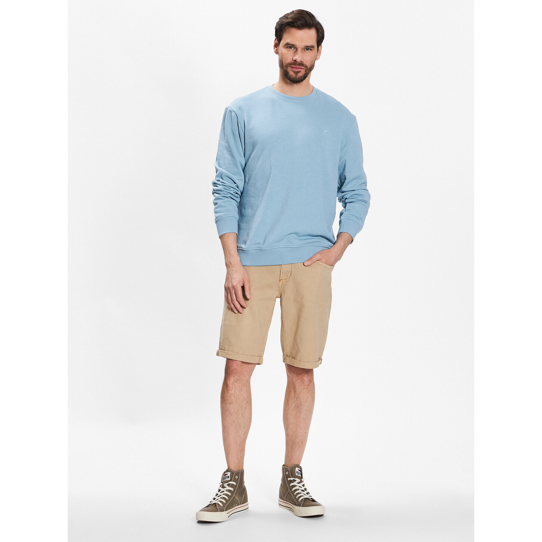 INDICODE Суитшърт Holt 50-251 Син Regular Fit - Pepit.bg
