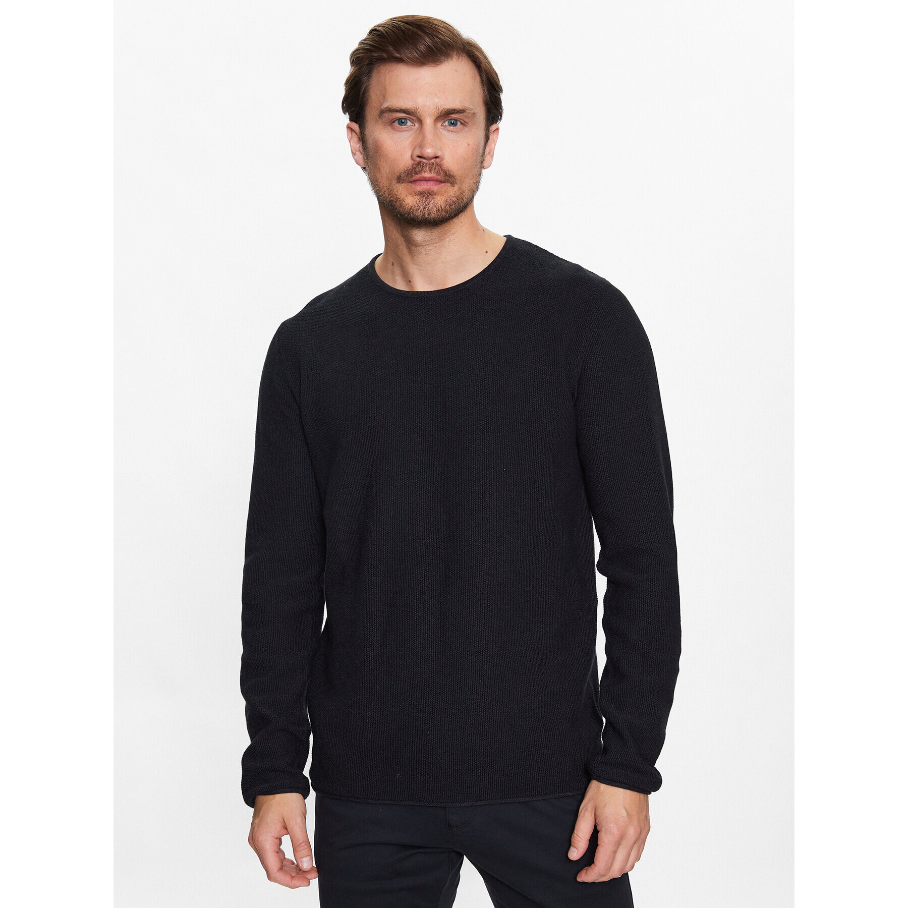 INDICODE Суитшърт Kristian 35-128 Черен Regular Fit - Pepit.bg