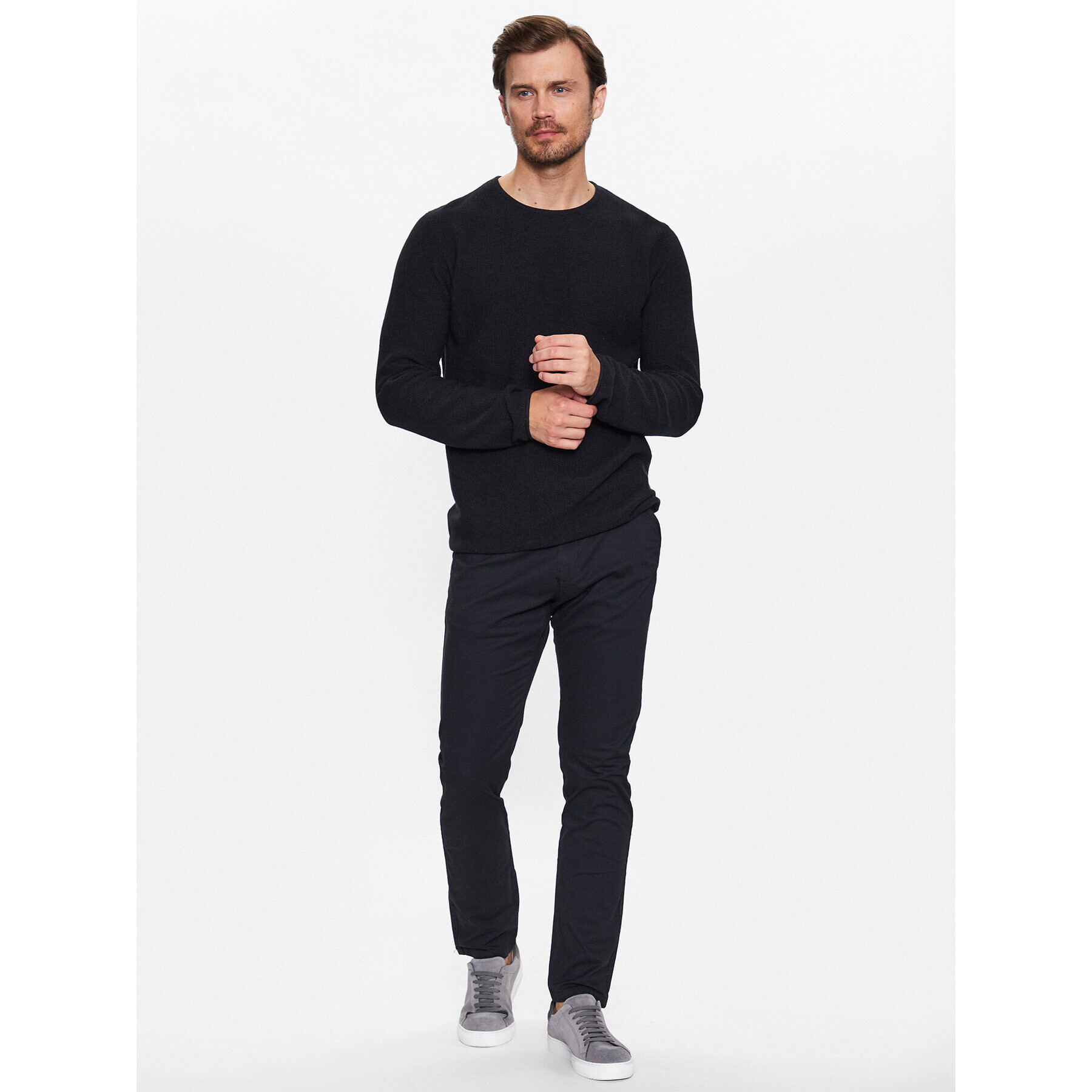 INDICODE Суитшърт Kristian 35-128 Черен Regular Fit - Pepit.bg