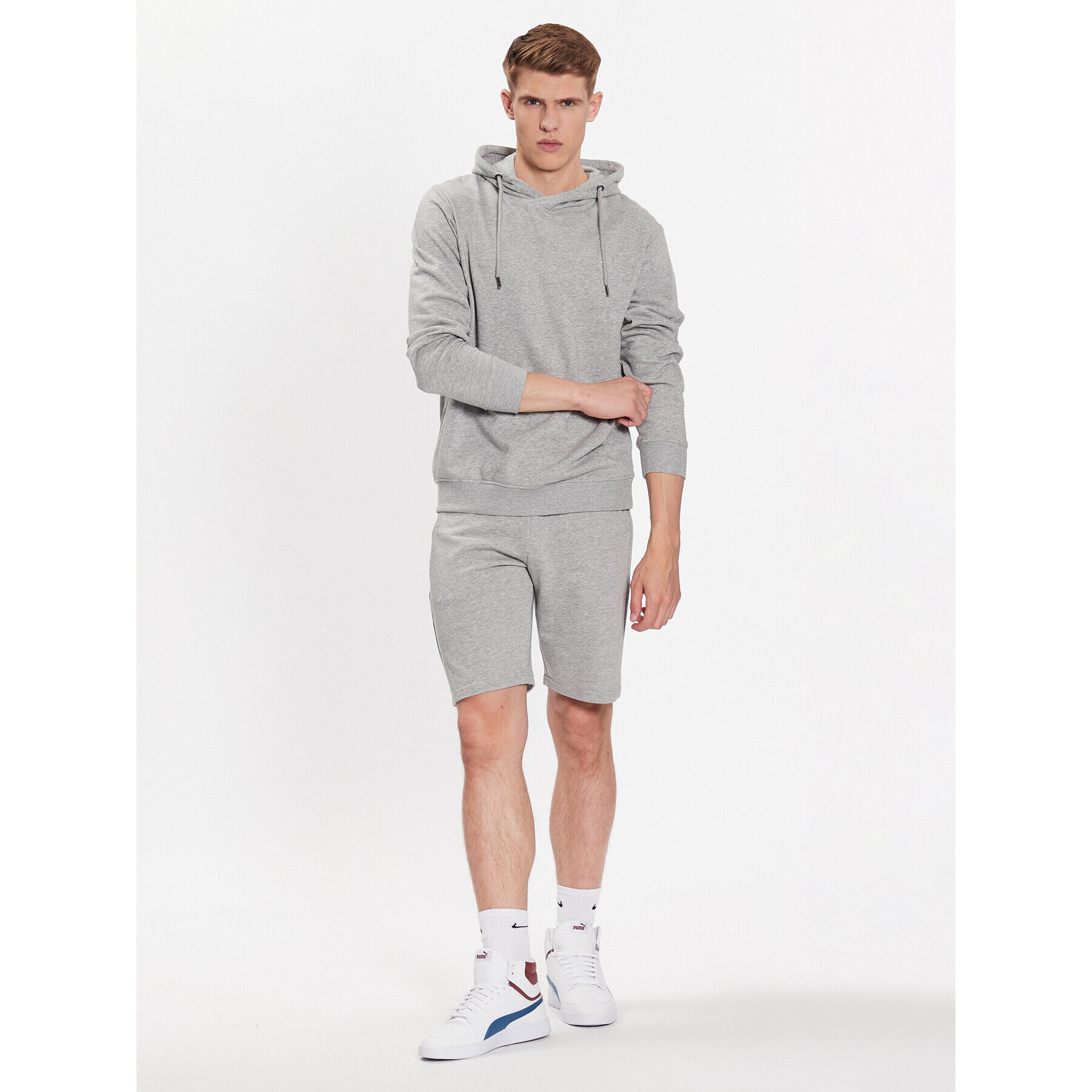 INDICODE Суитшърт Wilkins 50-233 Сив Regular Fit - Pepit.bg