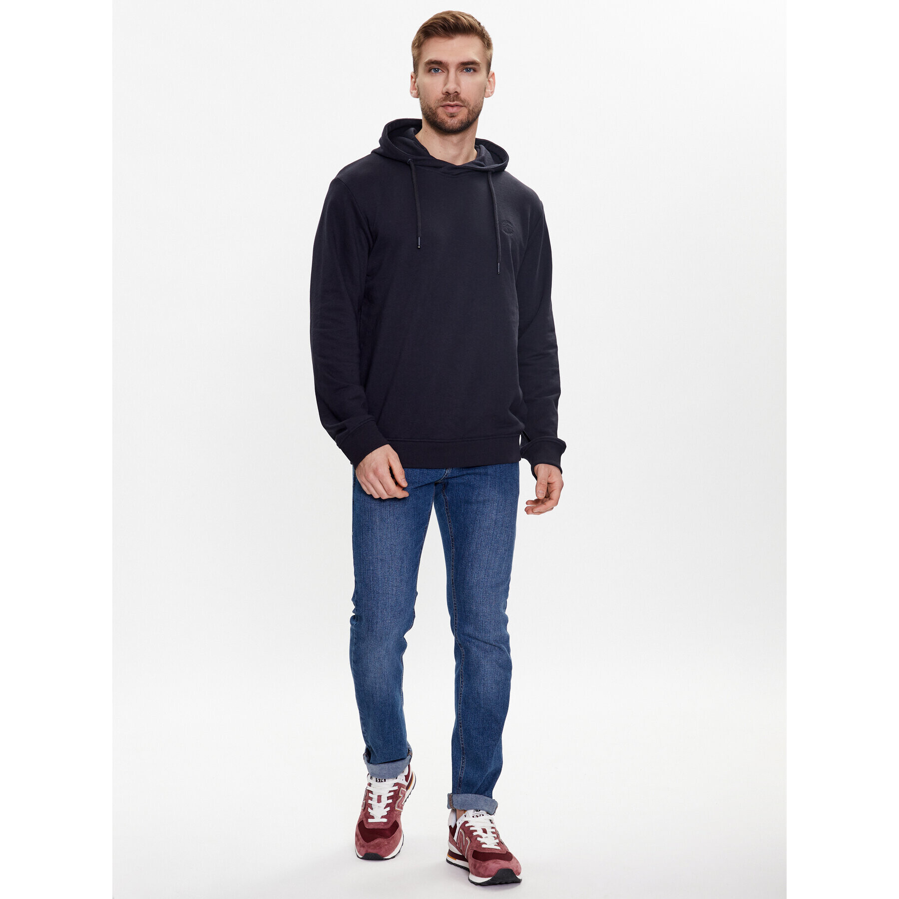 INDICODE Суитшърт Wilkins 50-233 Тъмносин Regular Fit - Pepit.bg