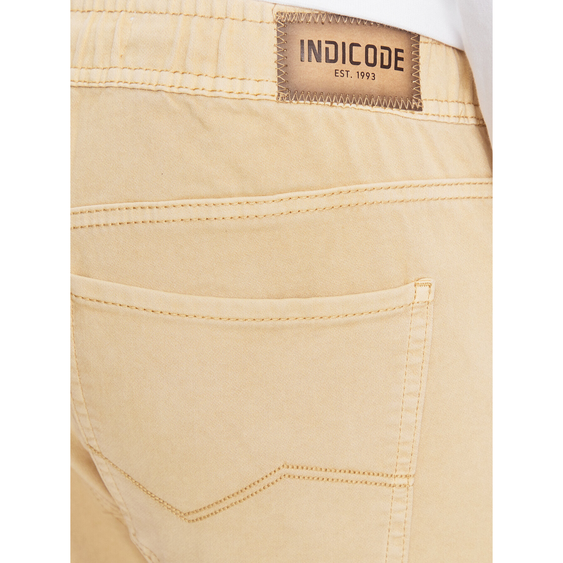 INDICODE Текстилни панталони Cayman 60-310 Бежов Regular Fit - Pepit.bg