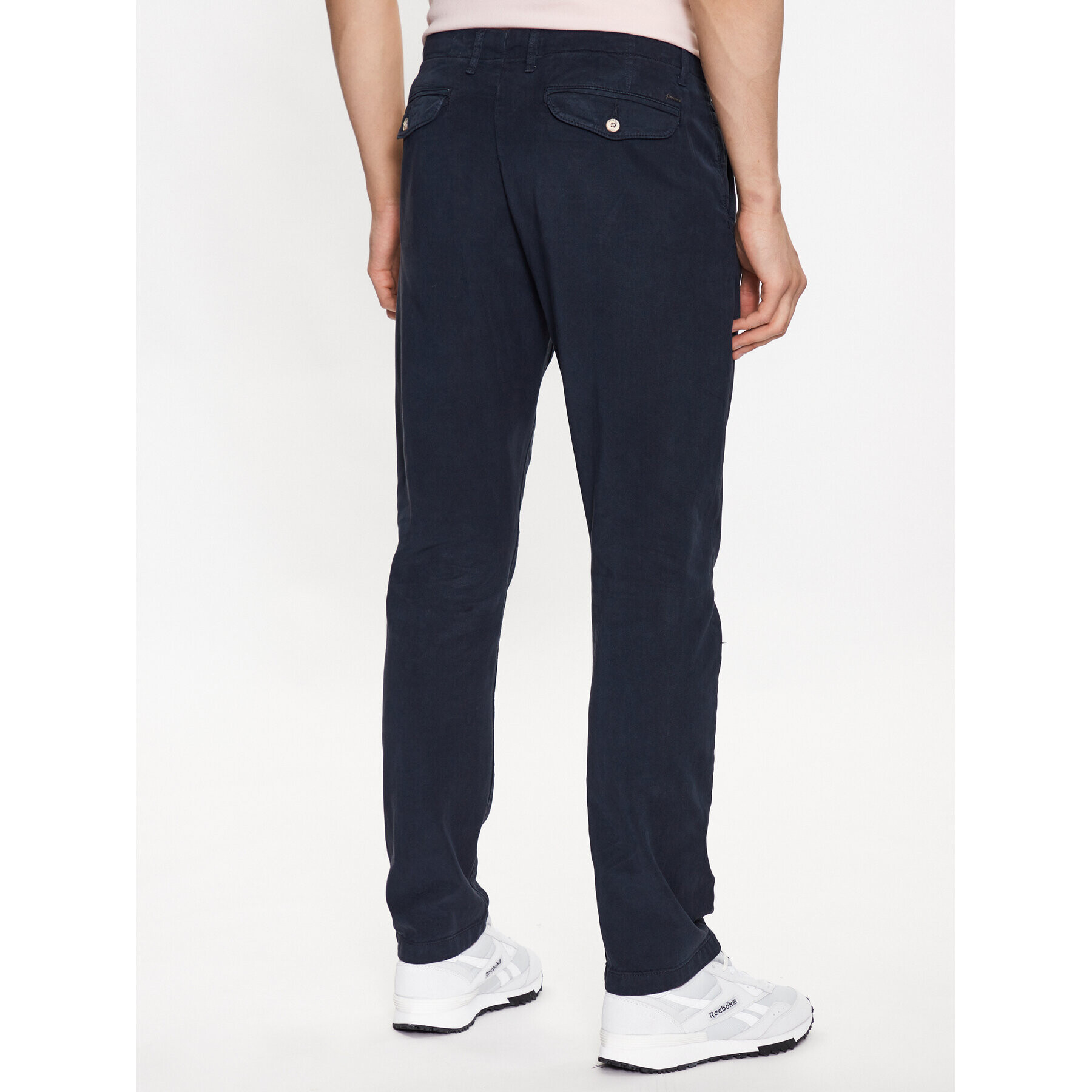INDICODE Текстилни панталони Ville 60-291 Тъмносин Regular Fit - Pepit.bg