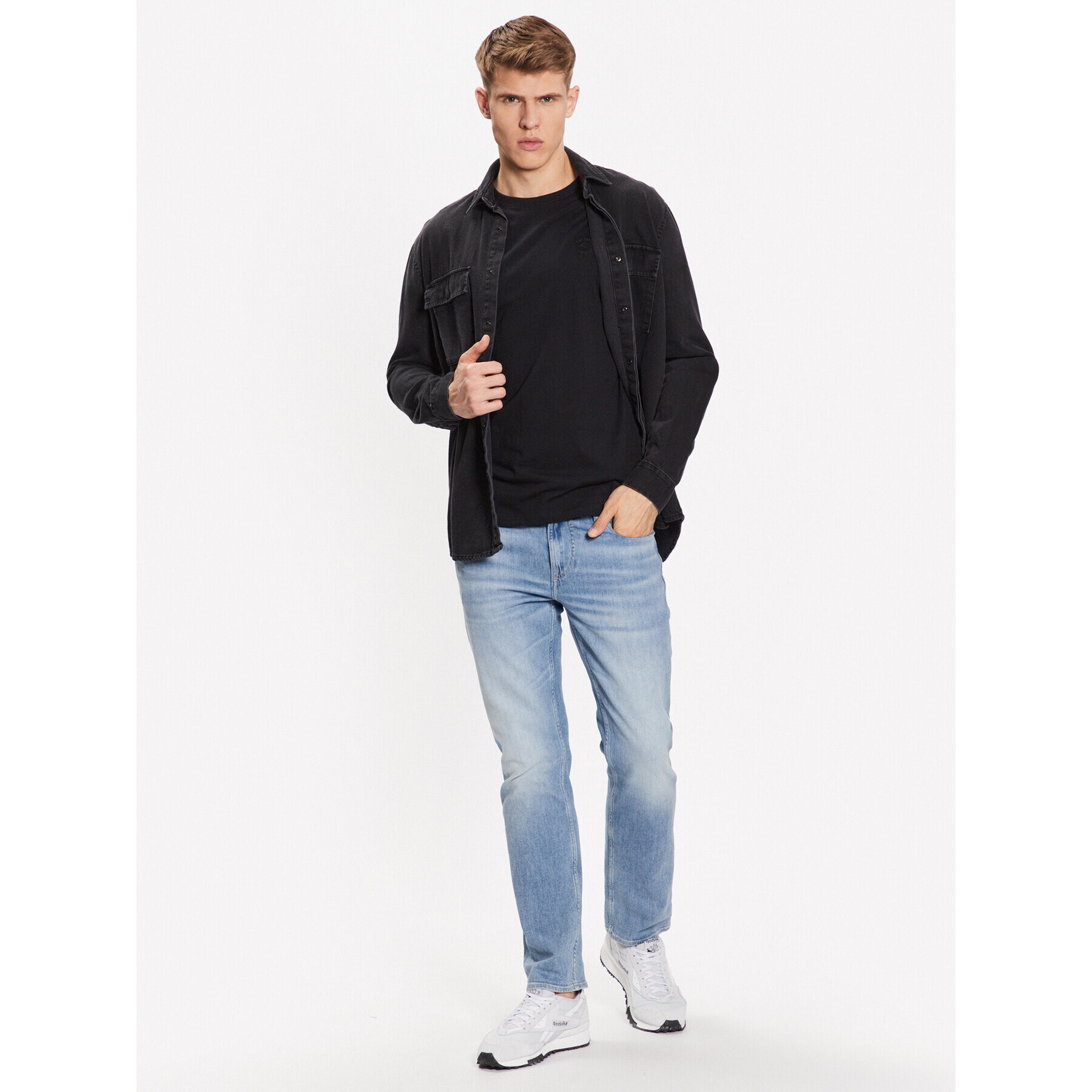 INDICODE Тишърт Axel 41-005 Черен Regular Fit - Pepit.bg