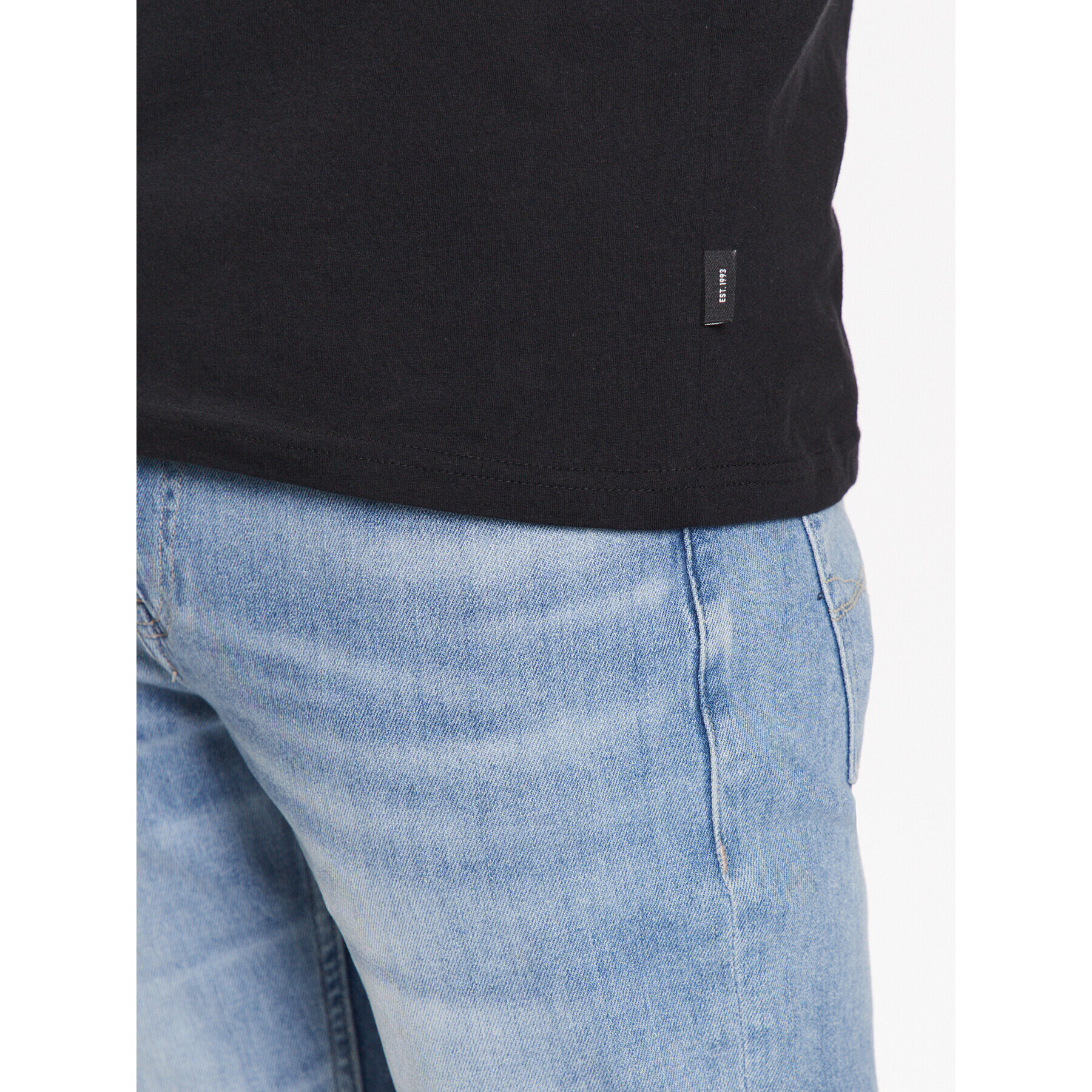 INDICODE Тишърт Axel 41-005 Черен Regular Fit - Pepit.bg