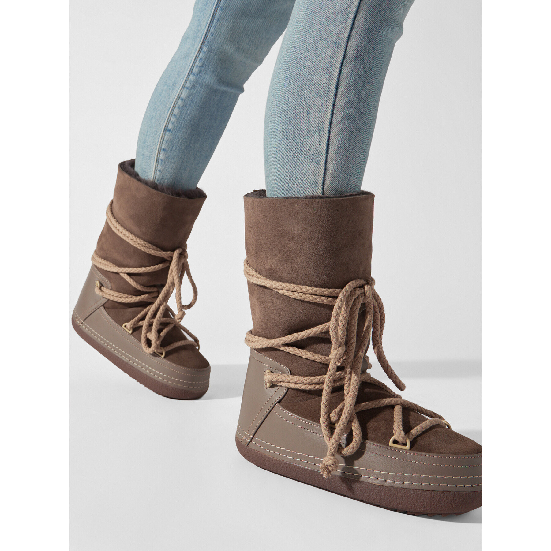 Inuikii Апрески Classic High 75107-007buty Кафяв - Pepit.bg
