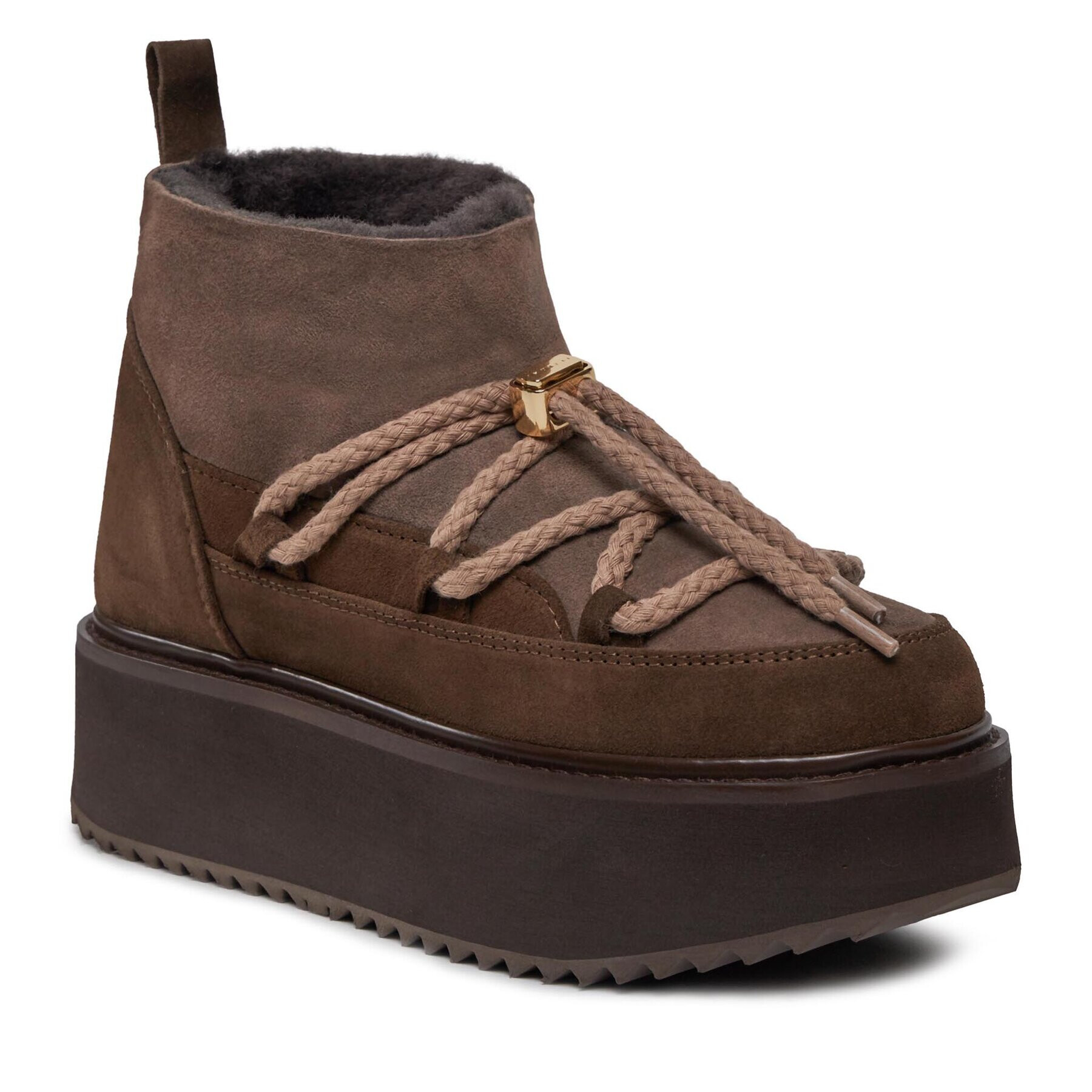 Inuikii Апрески Classic Low Platform 75104-105 Кафяв - Pepit.bg