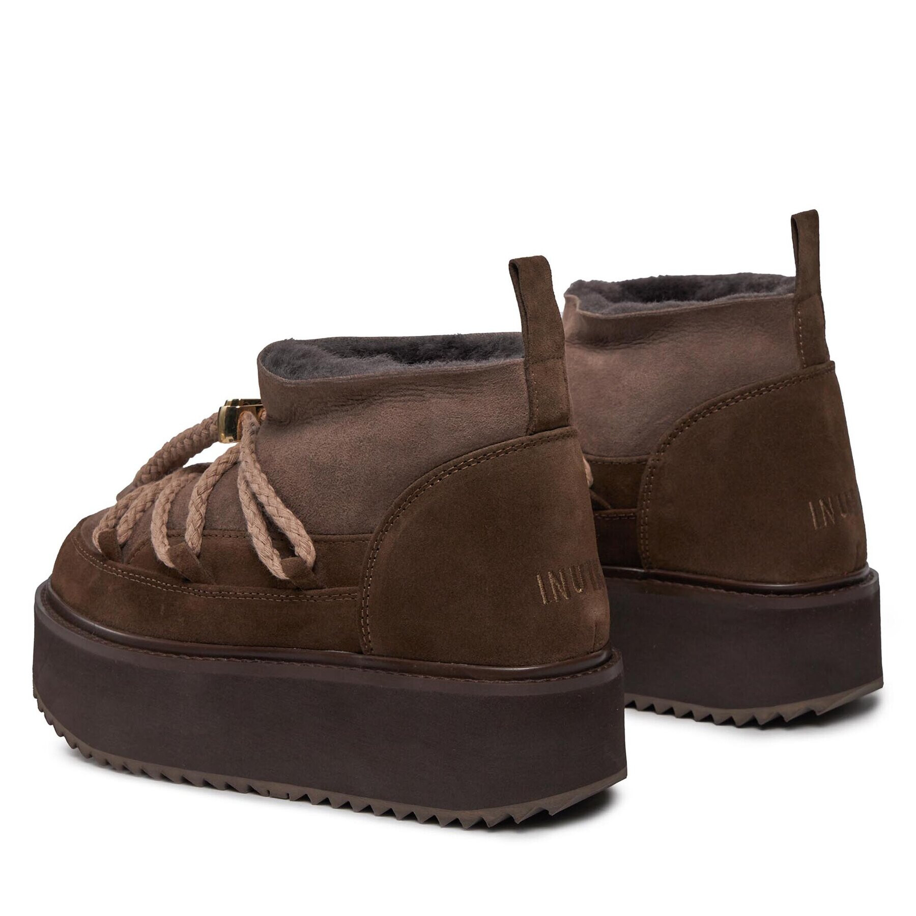 Inuikii Апрески Classic Low Platform 75104-105 Кафяв - Pepit.bg