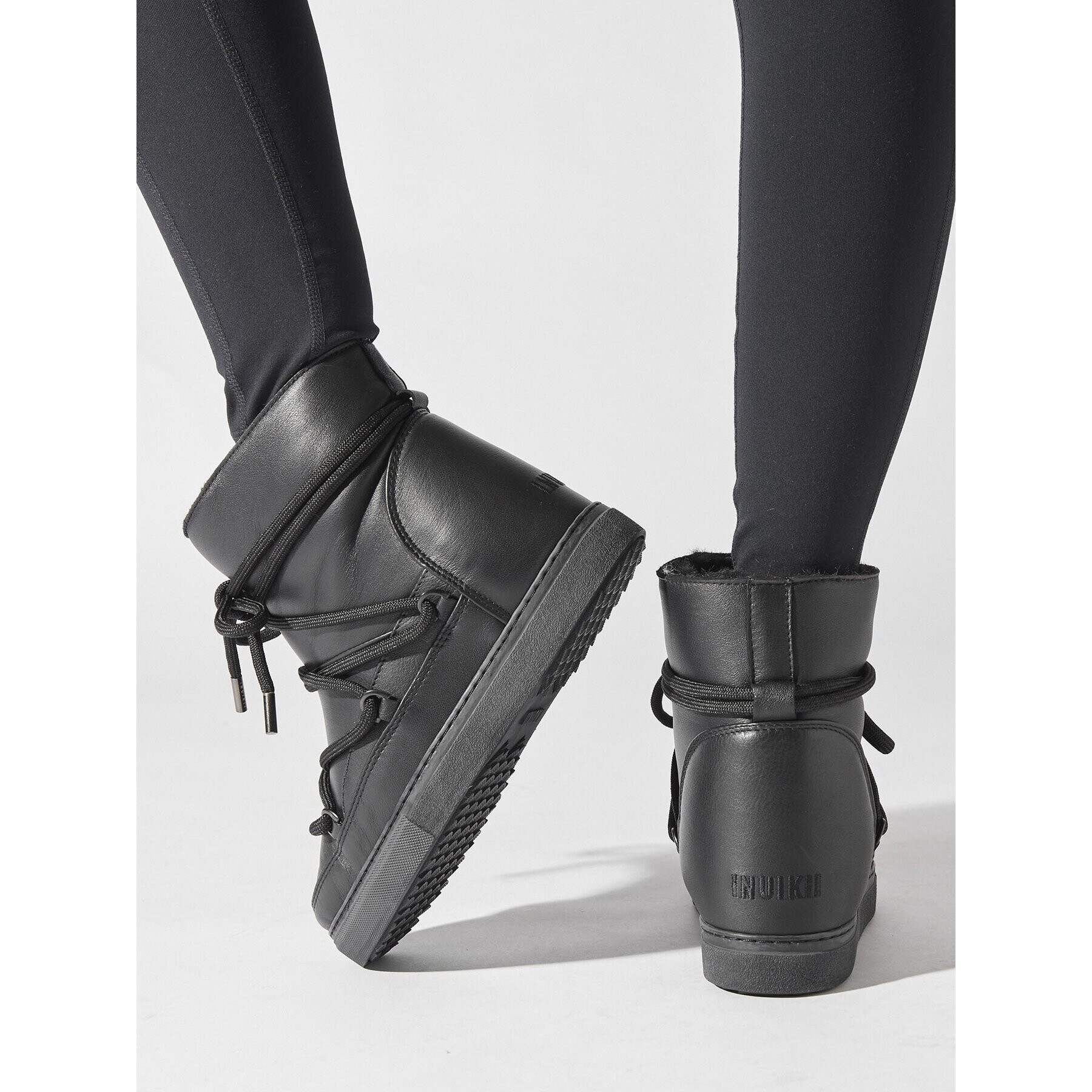 Inuikii Апрески Full Leather 75203-087 Черен - Pepit.bg