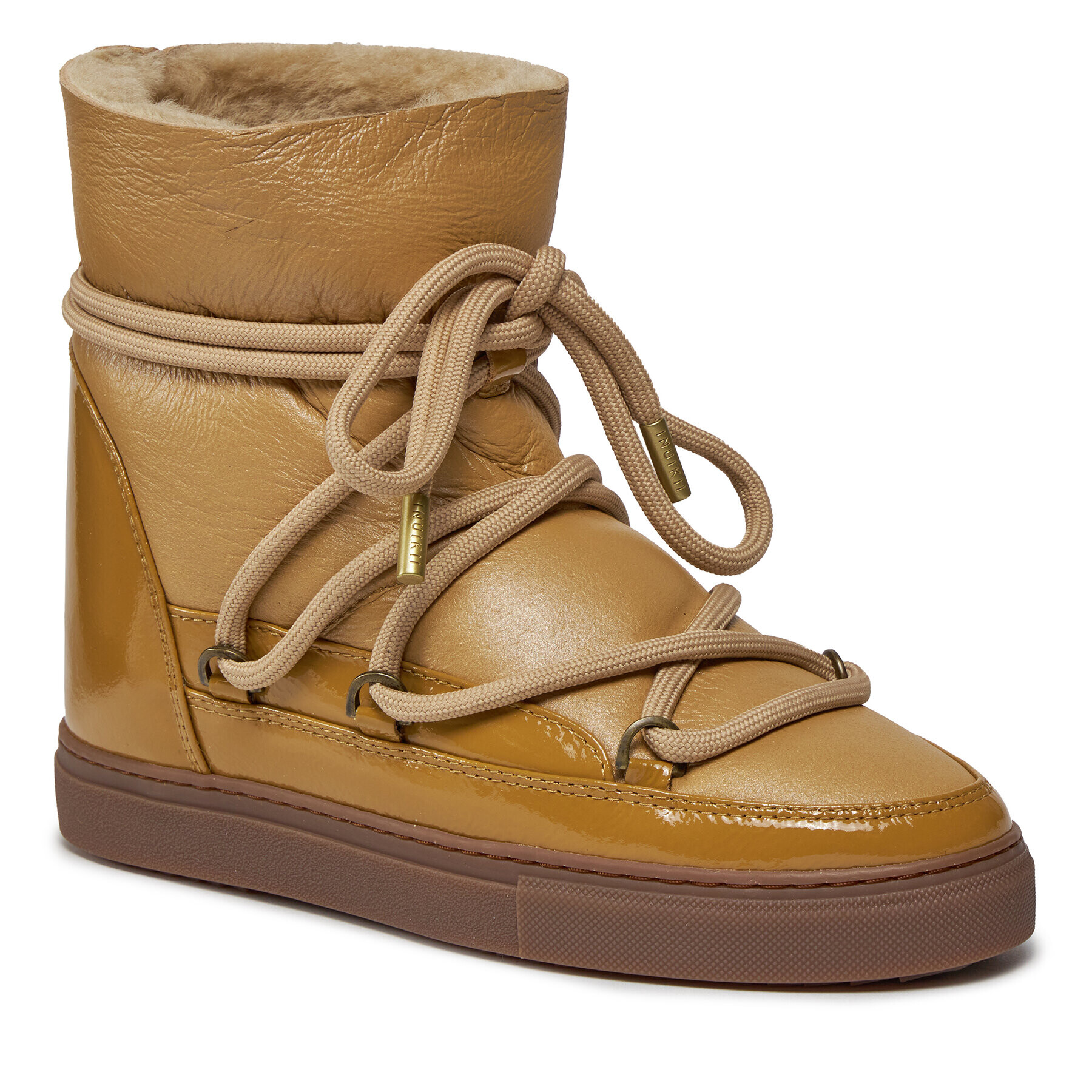 Inuikii Апрески Gloss Wedge 75203-007 Бежов - Pepit.bg