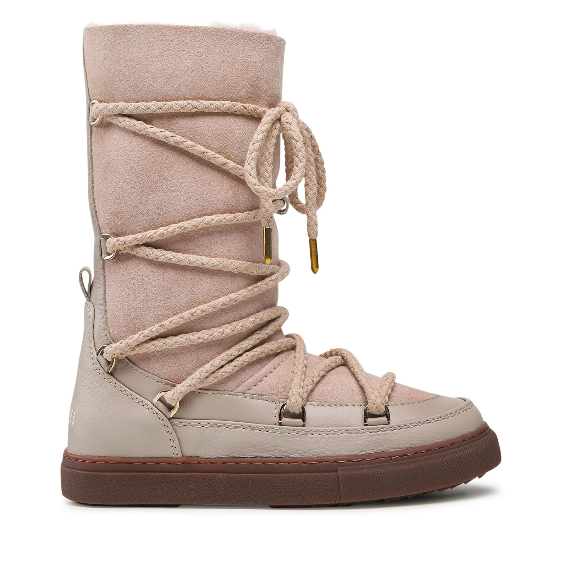 Inuikii Ботуши Classic High Laced 70107-096 Бежов - Pepit.bg
