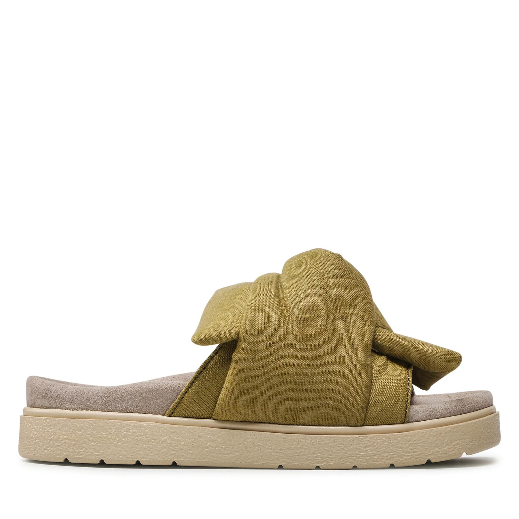 Inuikii Чехли Knit Lino 70704-074 Зелен - Pepit.bg