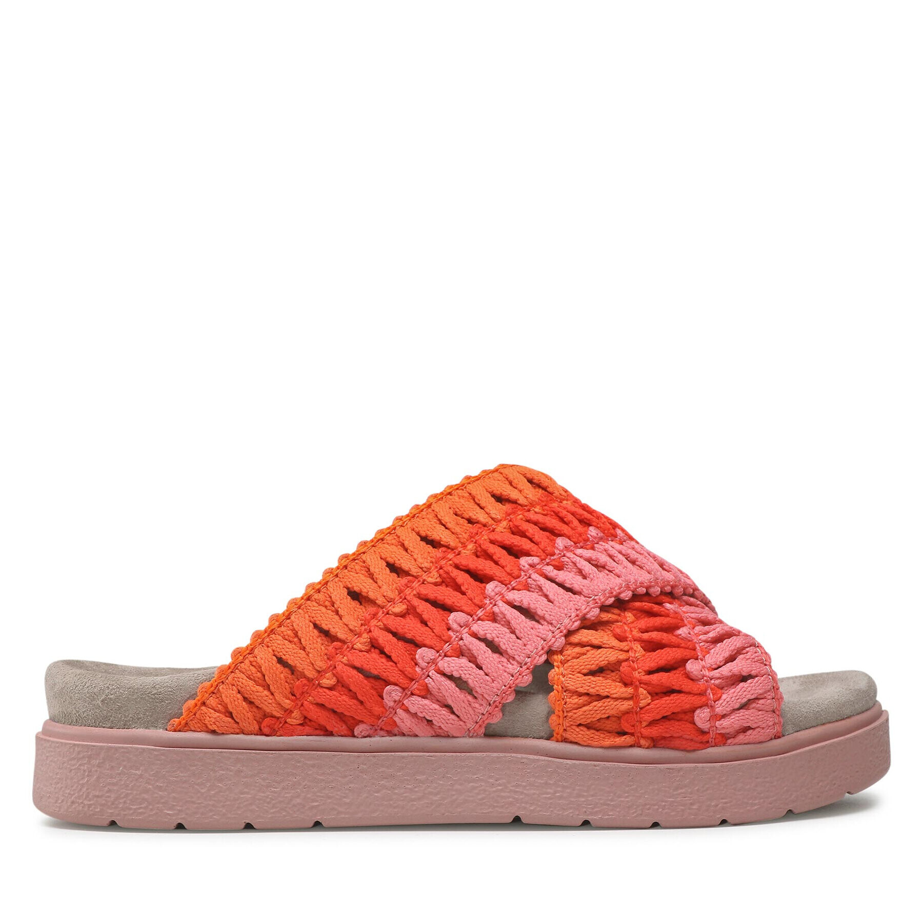 Inuikii Чехли Knitted Crossed 70104-087 Червен - Pepit.bg