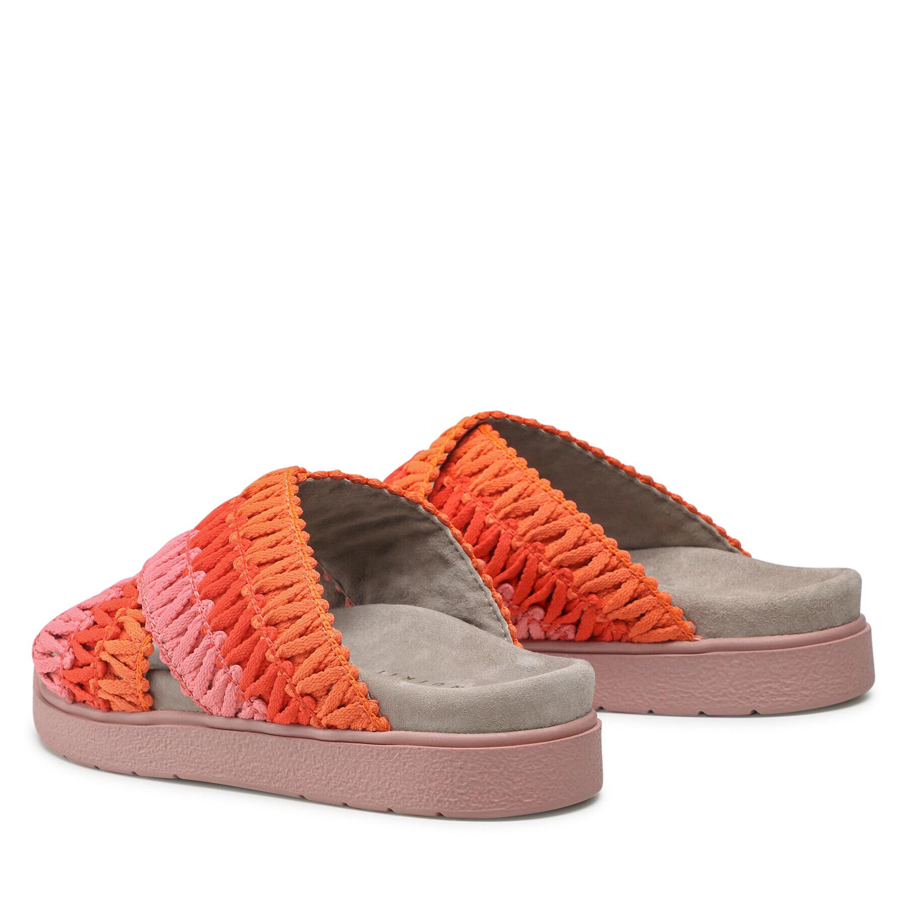 Inuikii Чехли Knitted Crossed 70104-087 Червен - Pepit.bg
