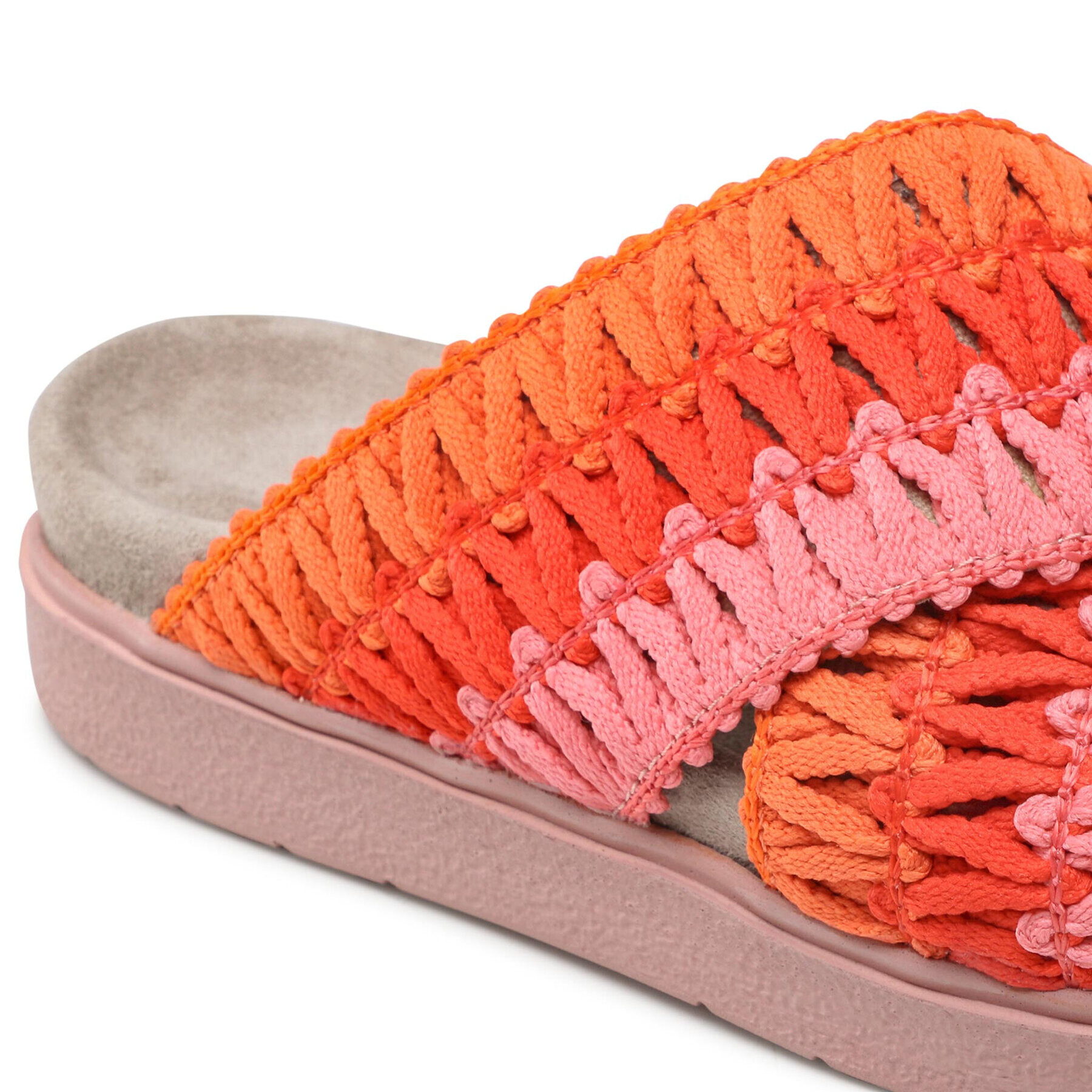 Inuikii Чехли Knitted Crossed 70104-087 Червен - Pepit.bg
