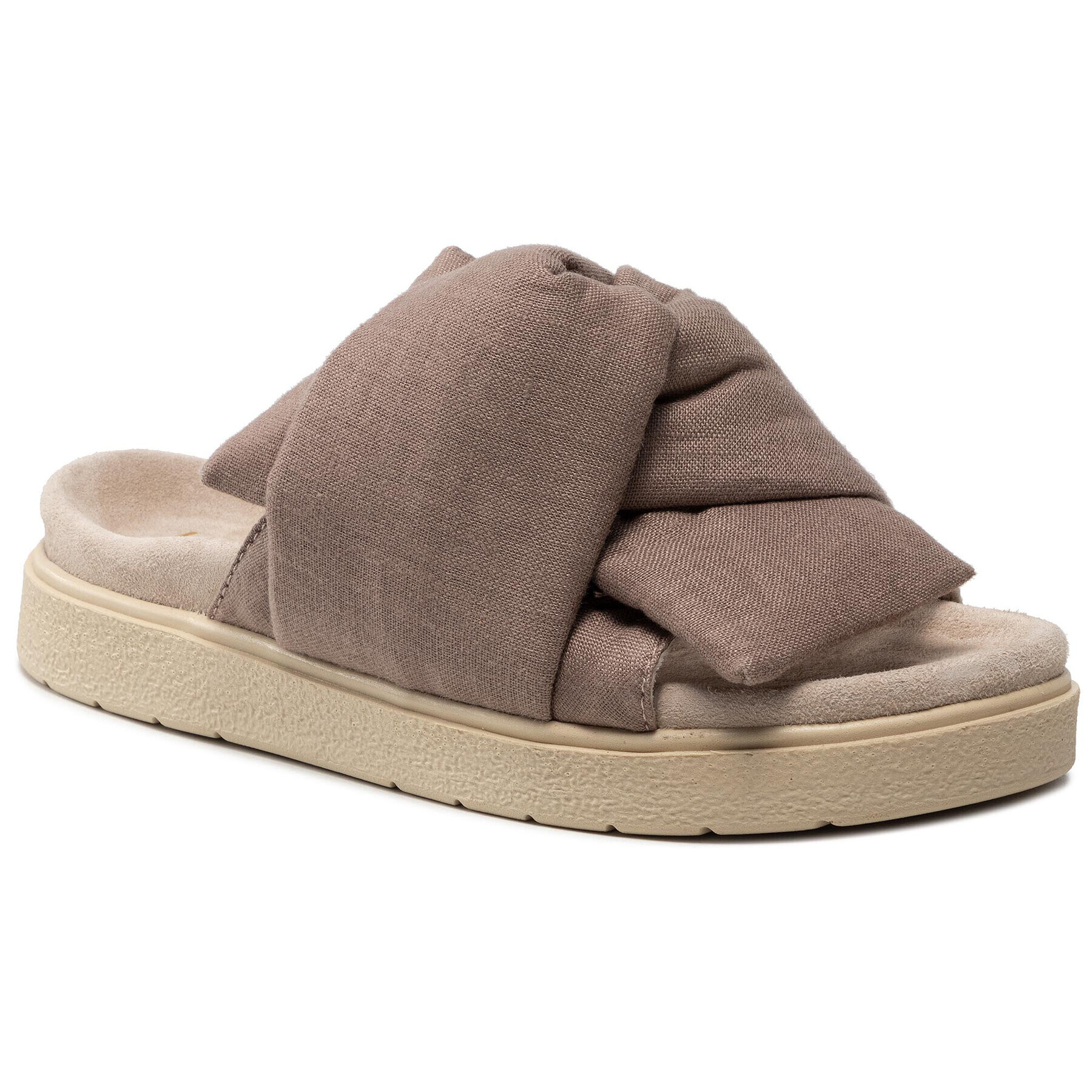 Inuikii Чехли Knot Lino 70704-074 Кафяв - Pepit.bg