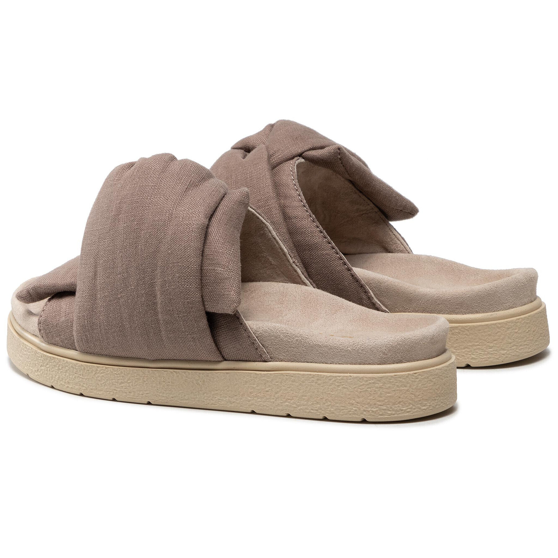 Inuikii Чехли Knot Lino 70704-074 Кафяв - Pepit.bg