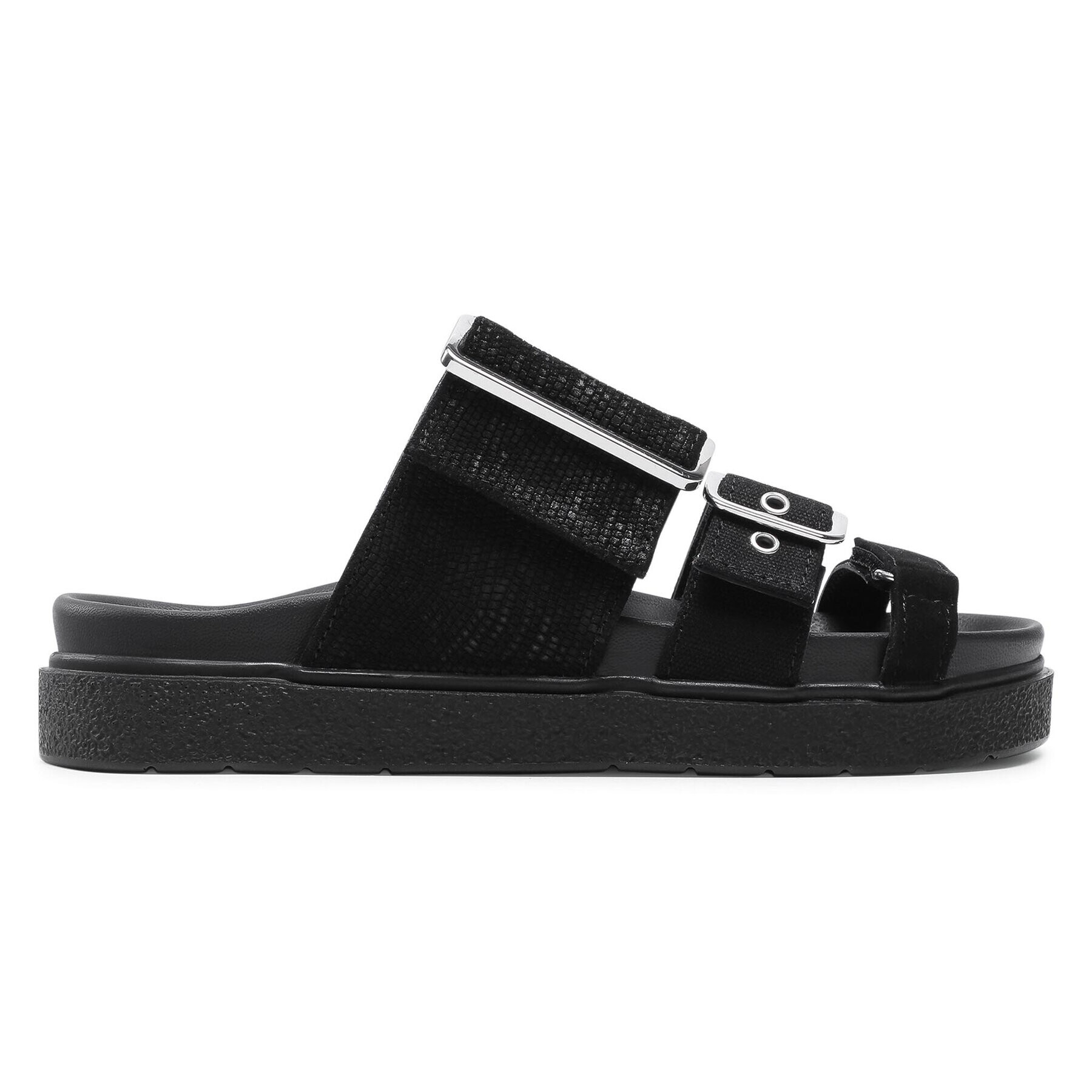 Inuikii Чехли Leather Straps 70104-031 Черен - Pepit.bg