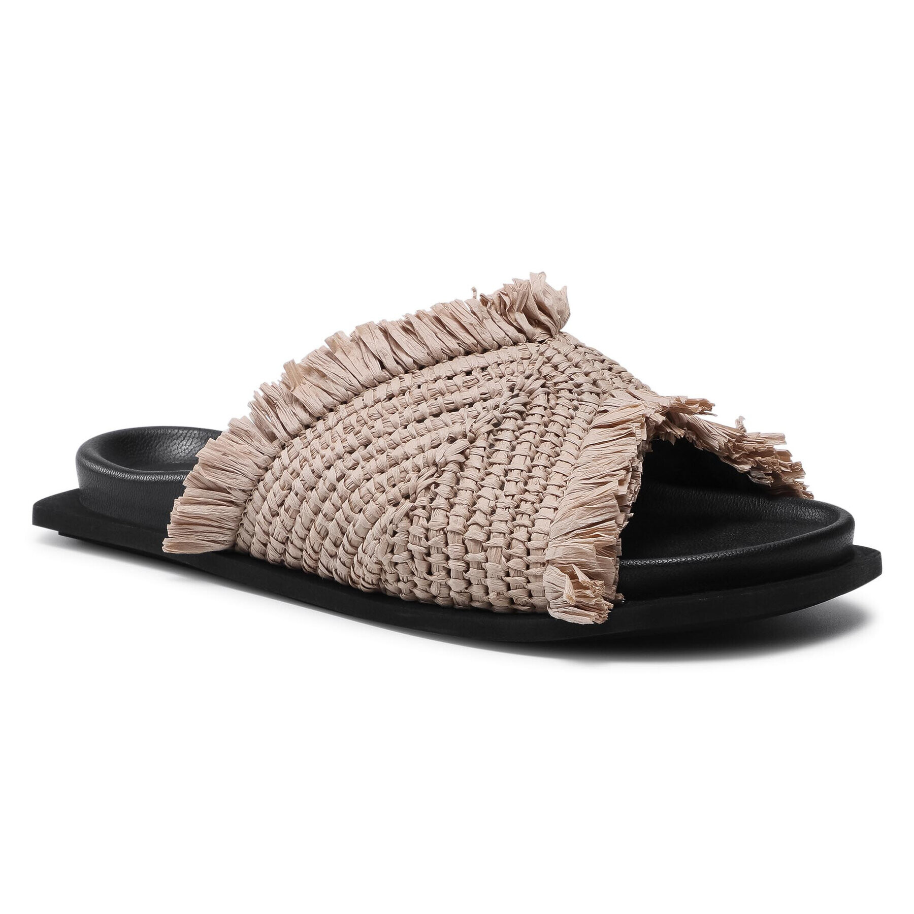 Inuikii Чехли Raffia Moon 70106-095 Бежов - Pepit.bg