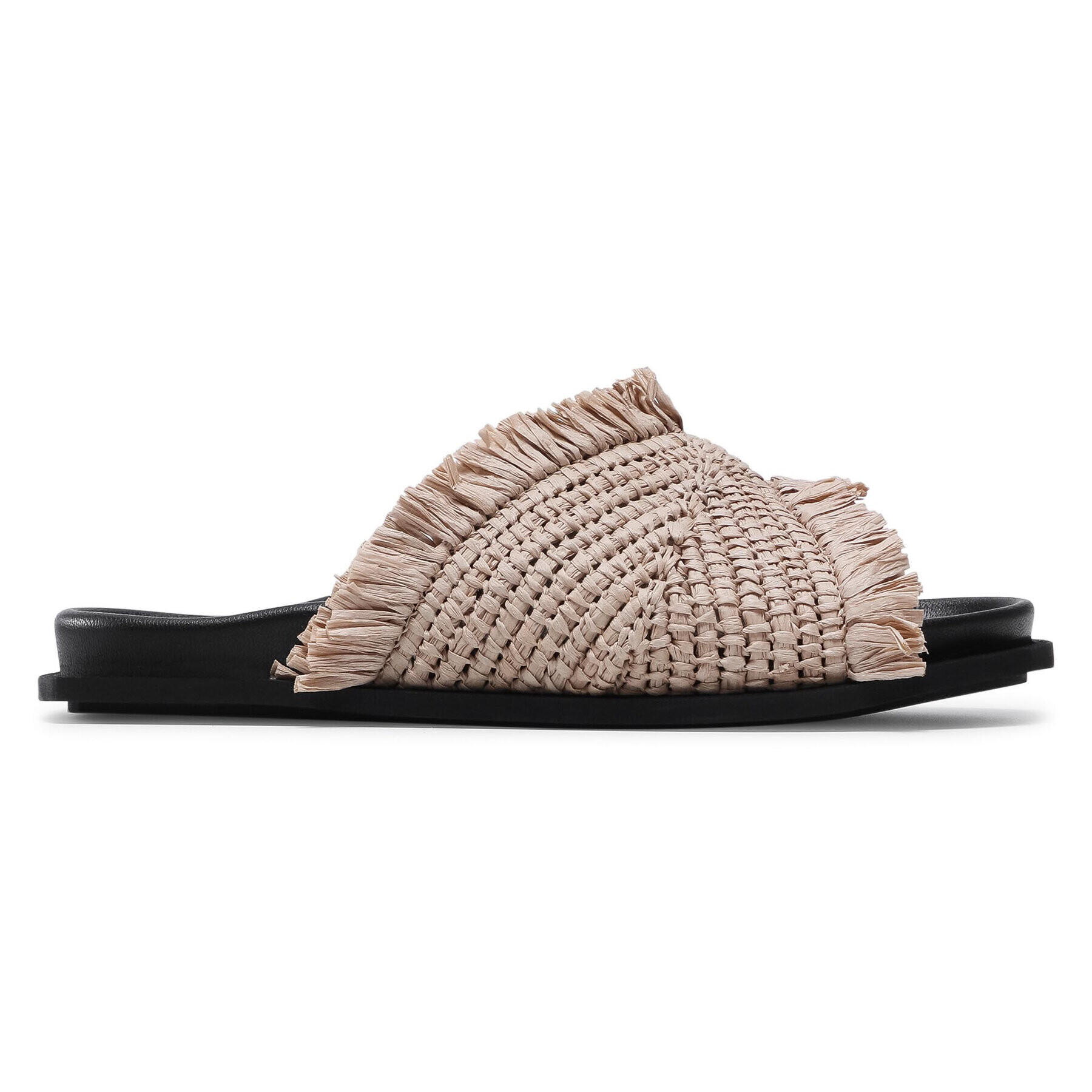 Inuikii Чехли Raffia Moon 70106-095 Бежов - Pepit.bg