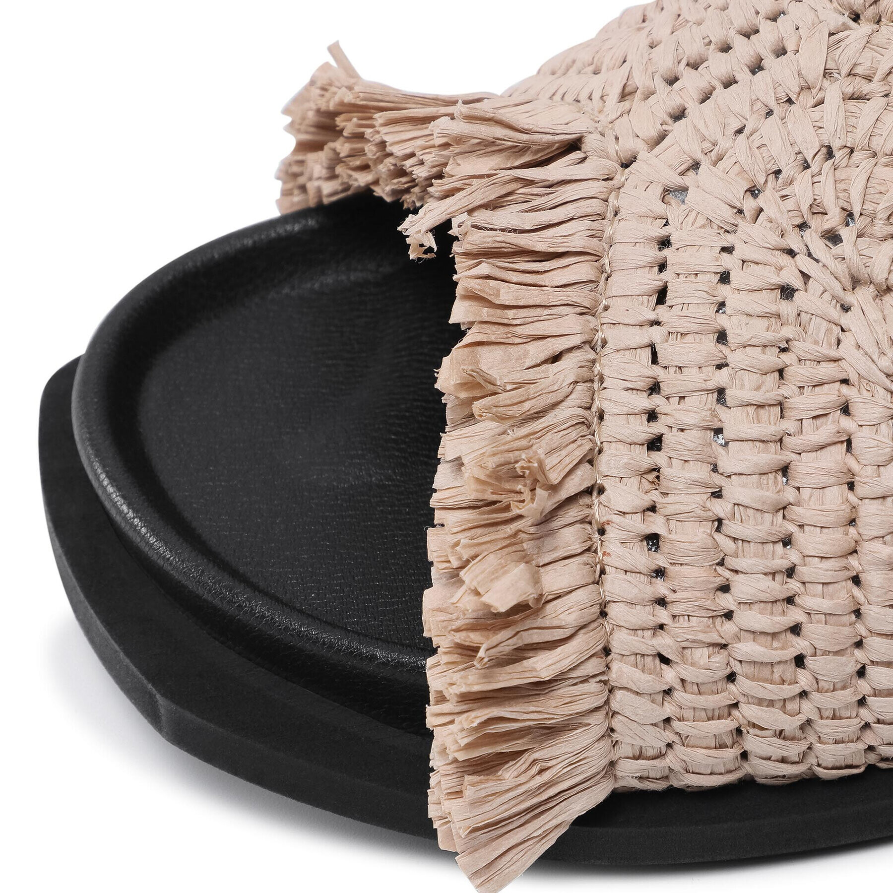 Inuikii Чехли Raffia Moon 70106-095 Бежов - Pepit.bg