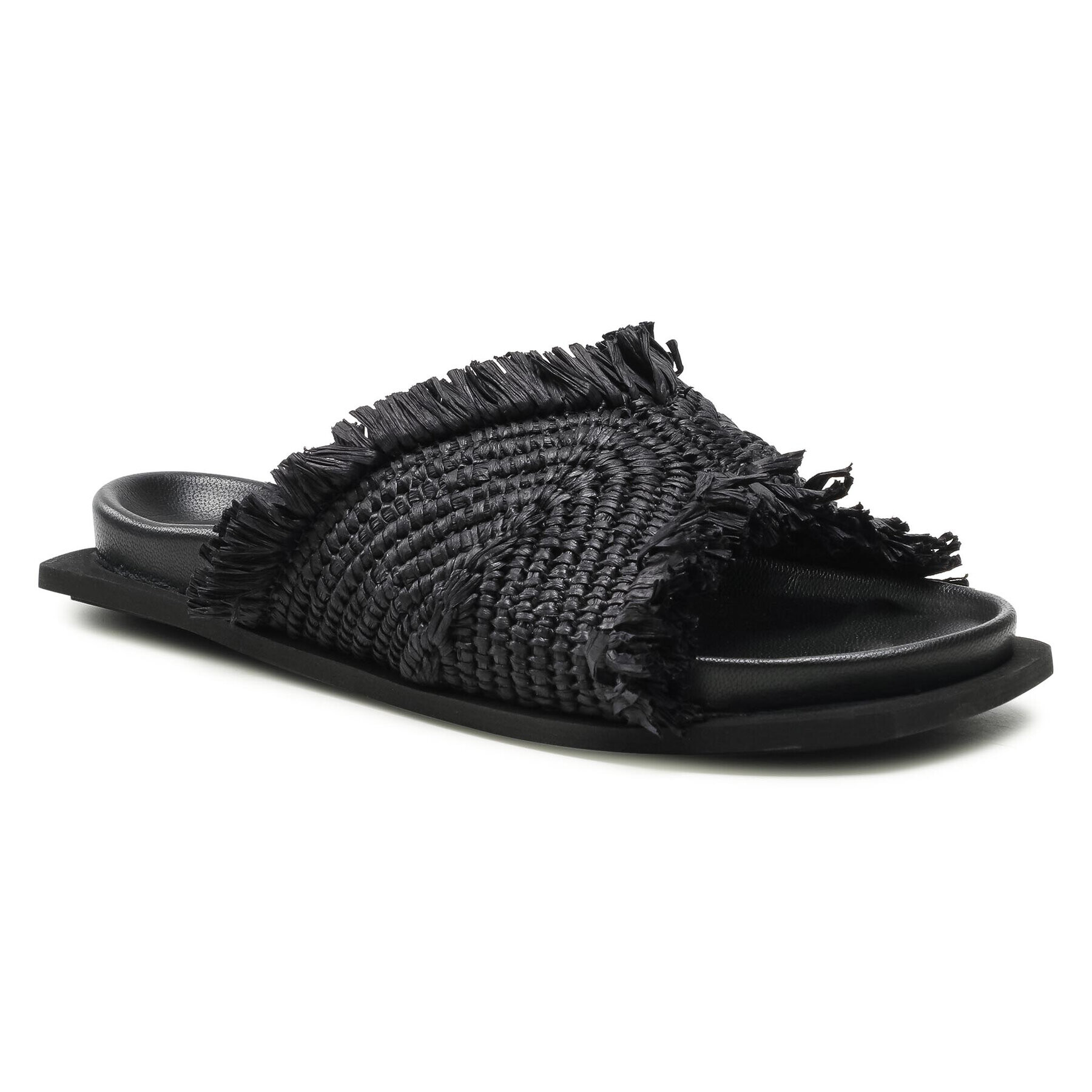 Inuikii Чехли Raffia Moon 70106-095 Черен - Pepit.bg