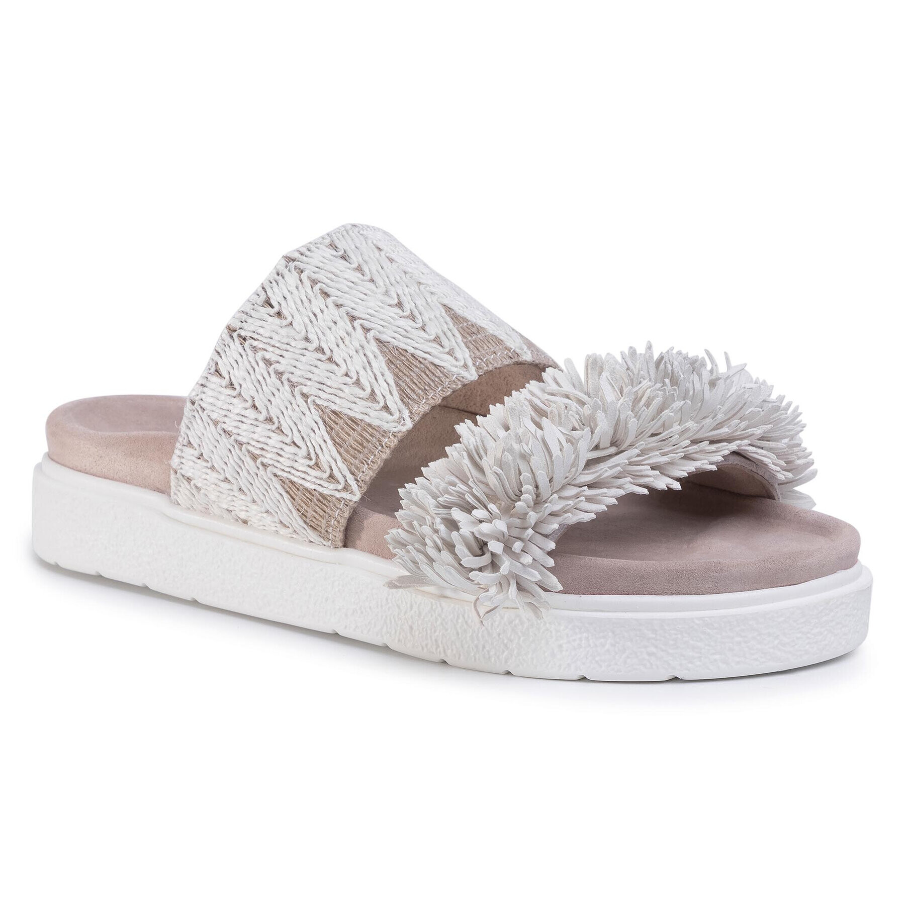 Inuikii Чехли Women Raffia 70104-18 Бежов - Pepit.bg