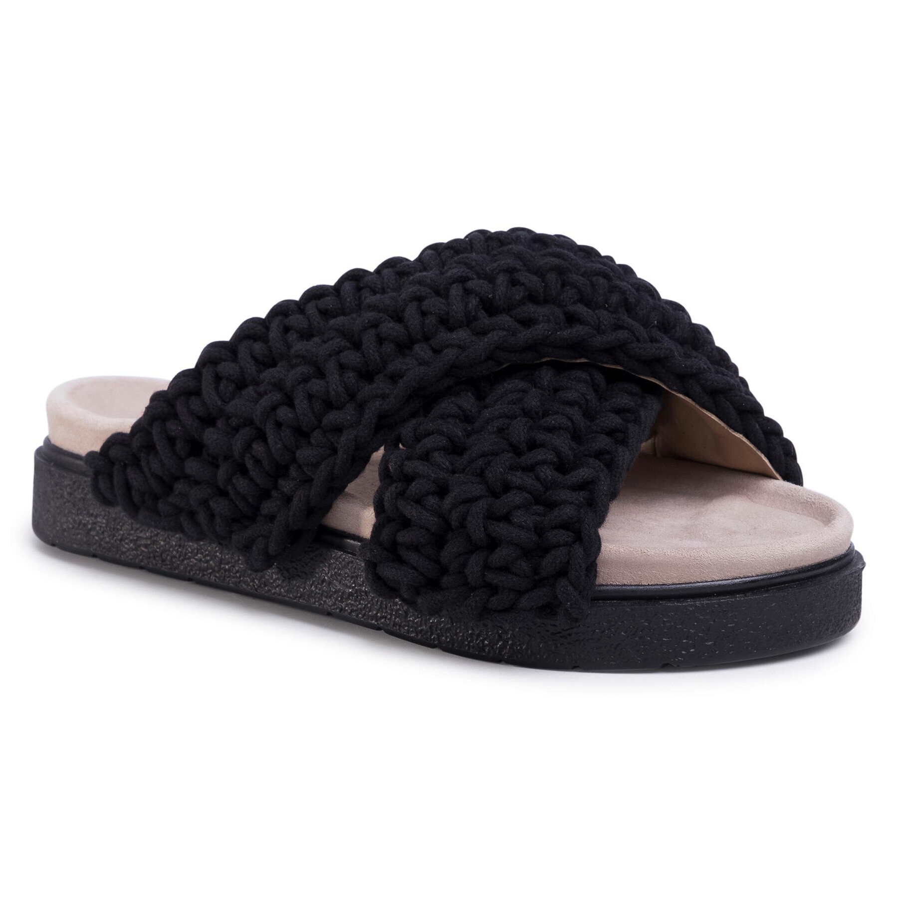 Inuikii Чехли Women Woven 70104-5 Черен - Pepit.bg