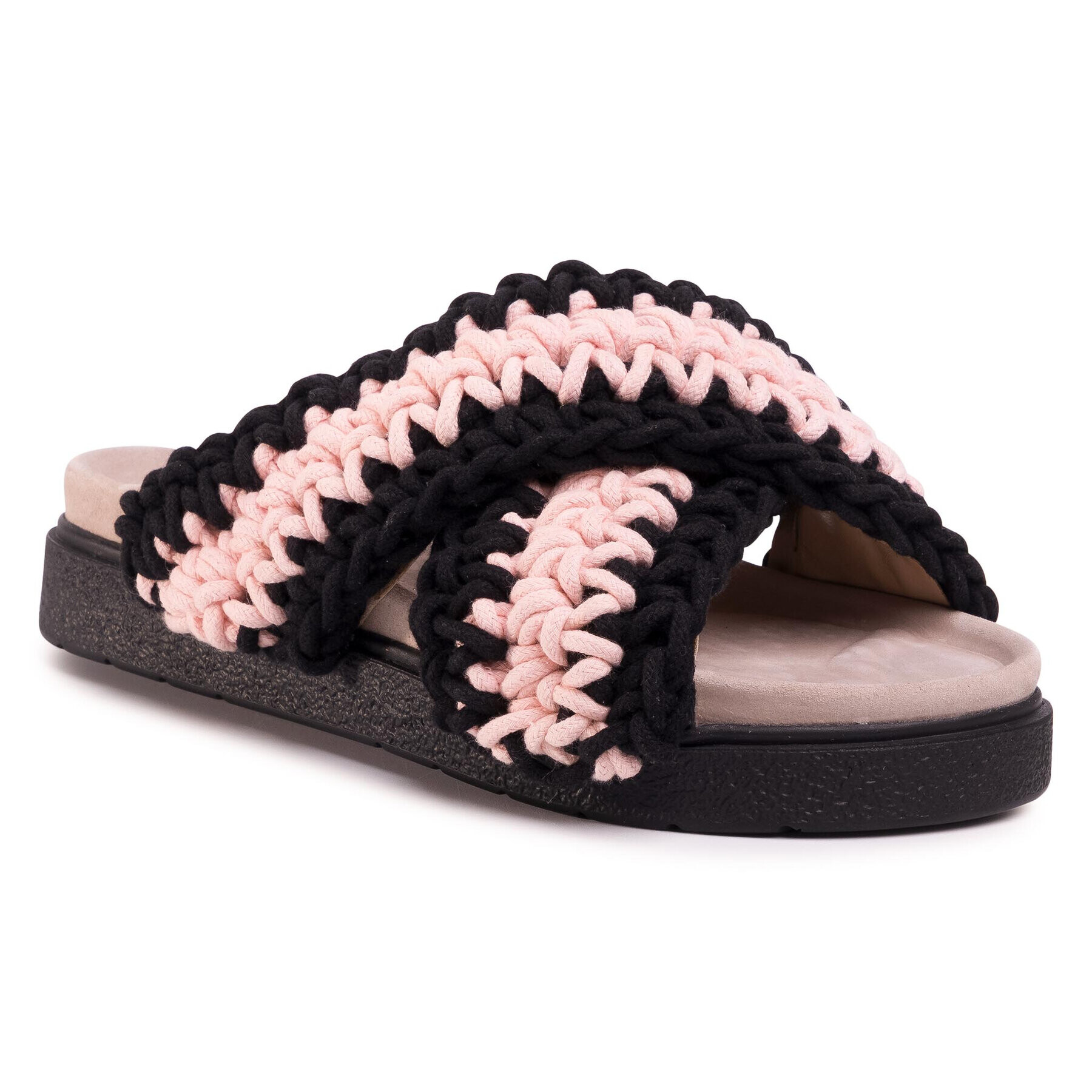 Inuikii Чехли Woven 70104-005 Черен - Pepit.bg