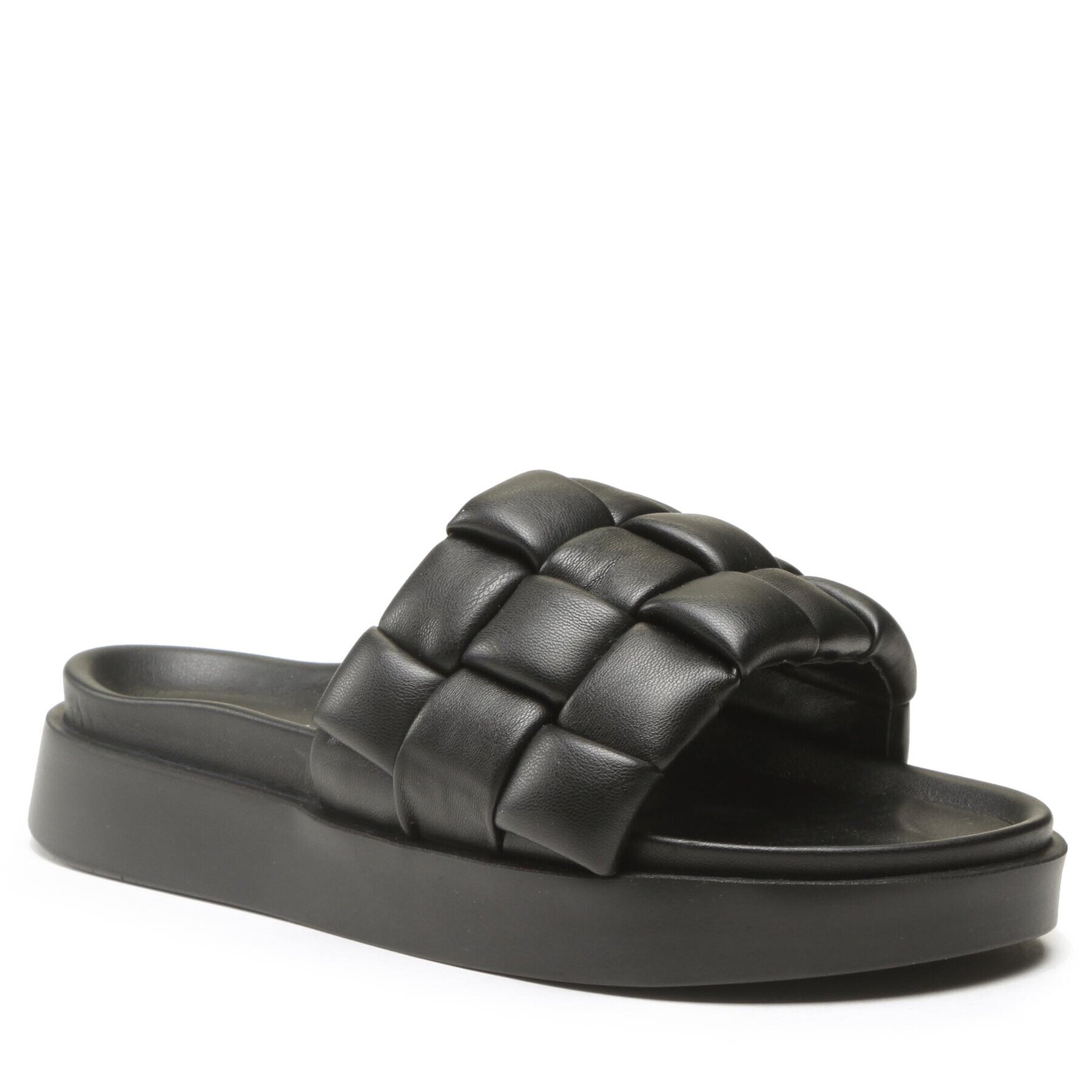 Inuikii Чехли Braided Vegan 70104-120 Черен - Pepit.bg