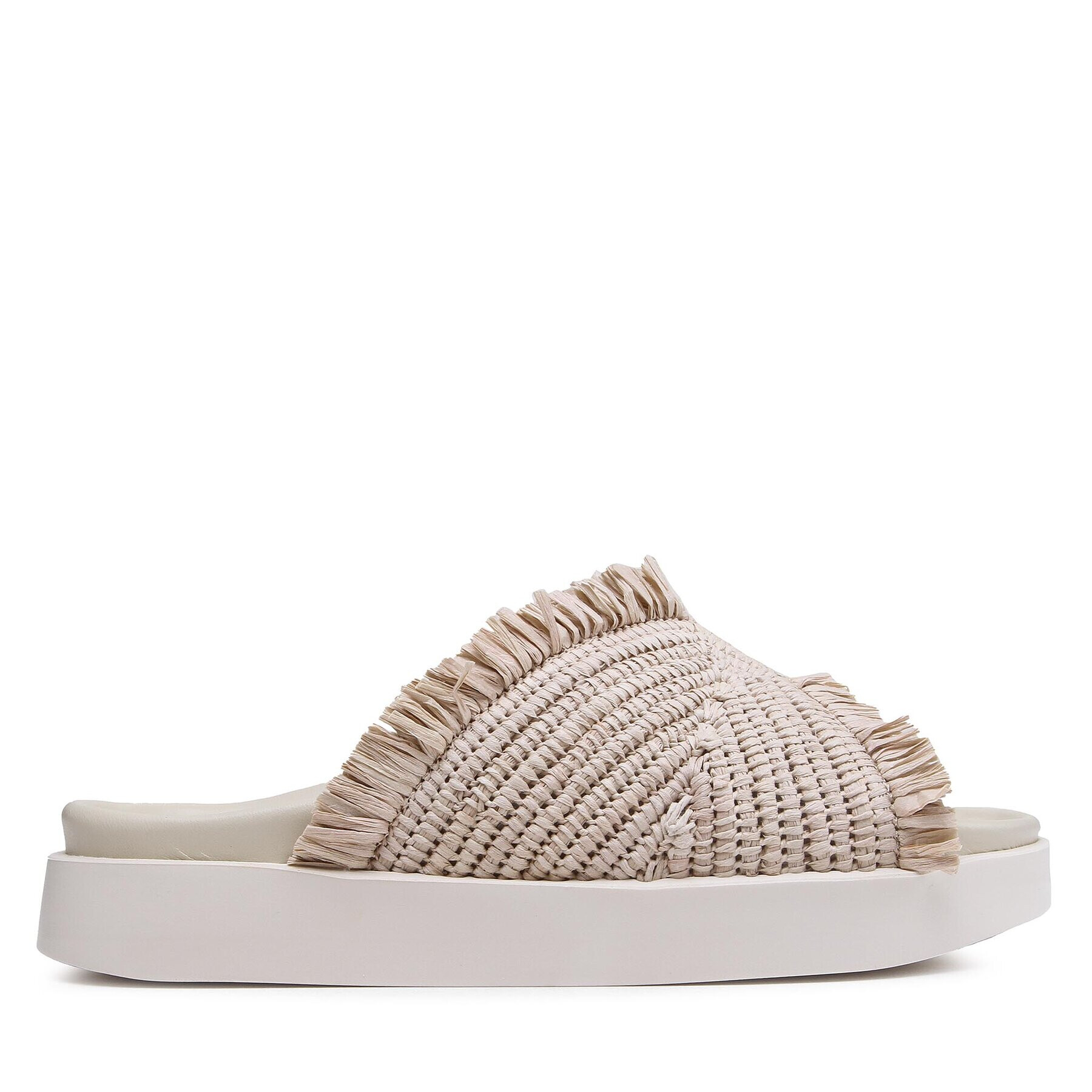 Inuikii Чехли Raffia Moon 70106-195 Бежов - Pepit.bg