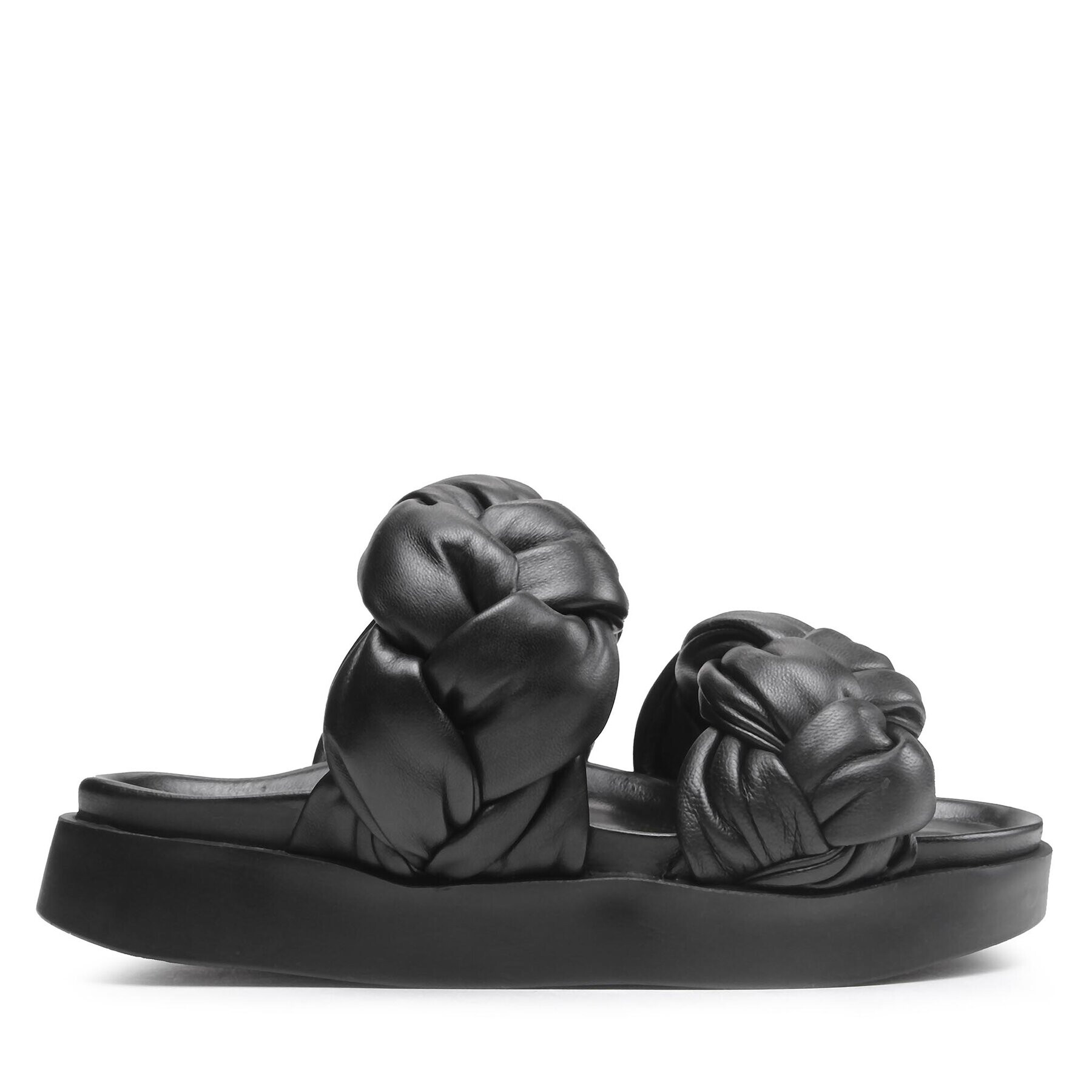 Inuikii Чехли Soft Braided 70105-020 Черен - Pepit.bg