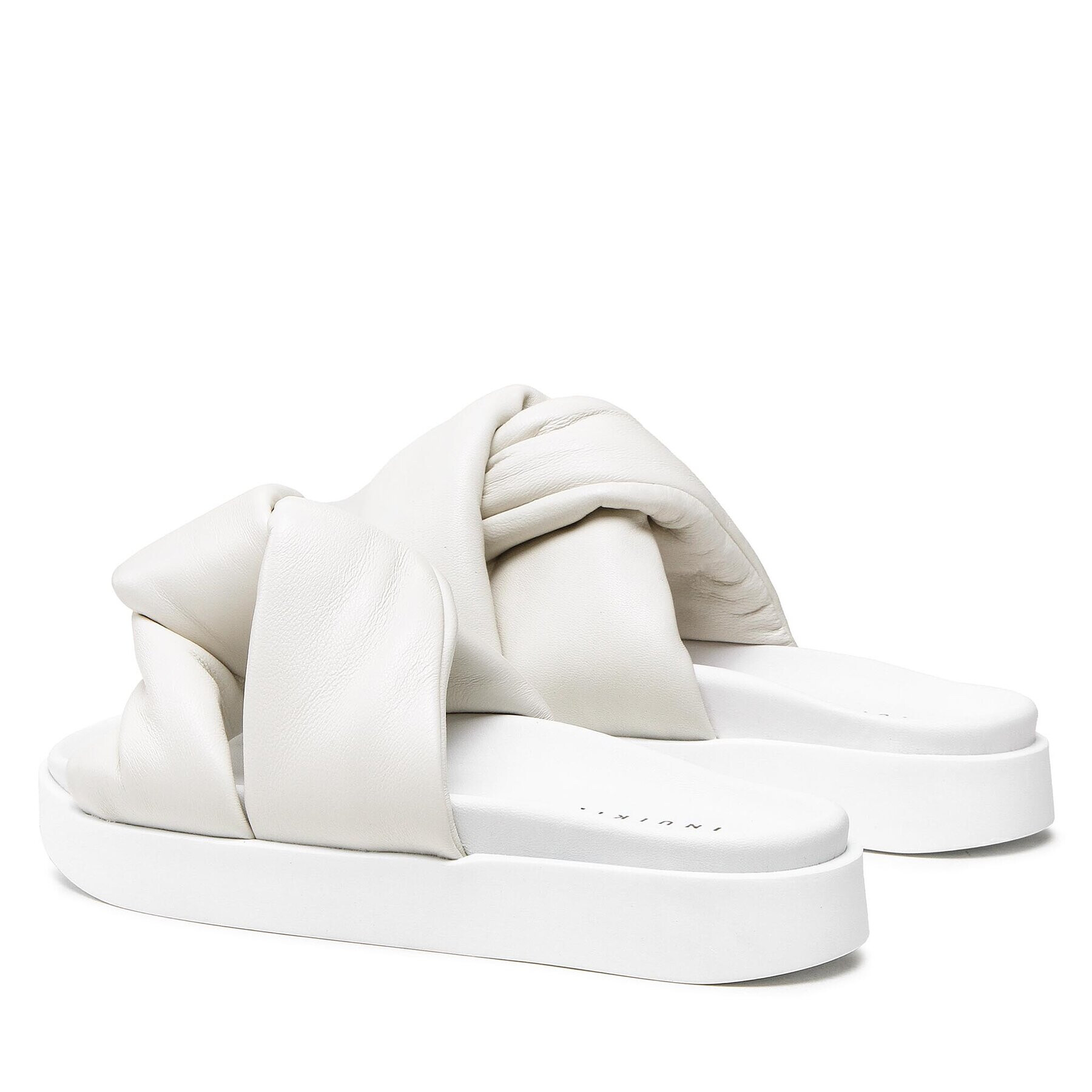 Inuikii Чехли Soft Crossed 70104-140 Бял - Pepit.bg