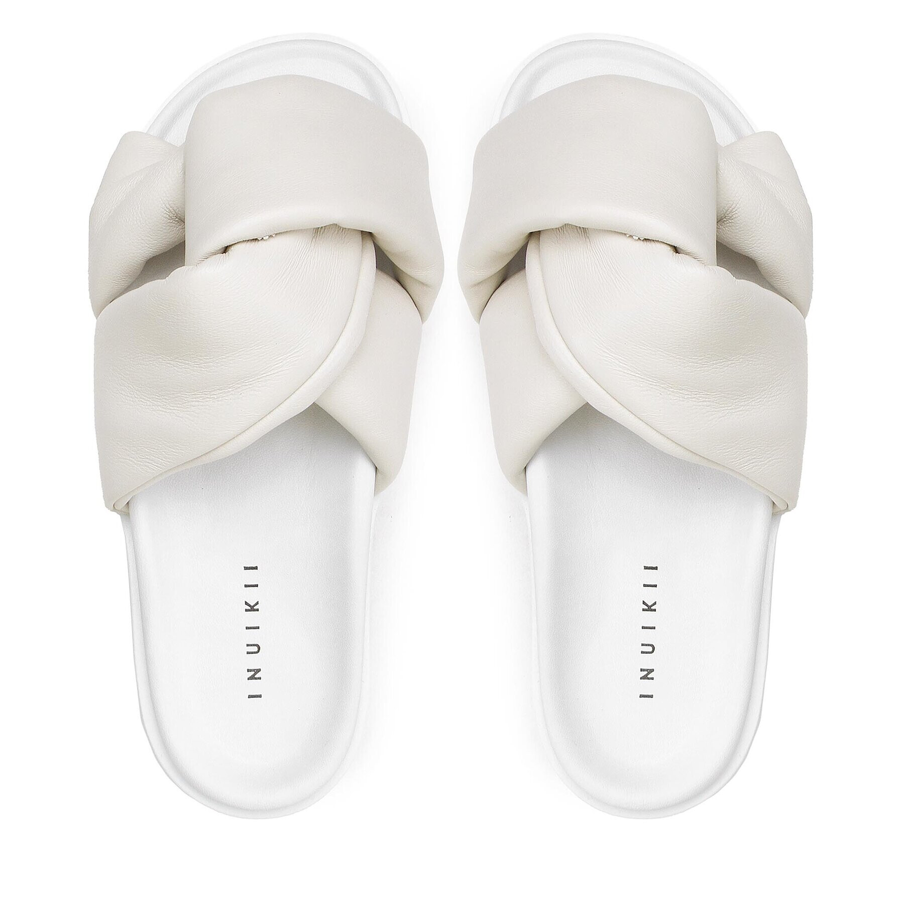 Inuikii Чехли Soft Crossed 70104-140 Бял - Pepit.bg