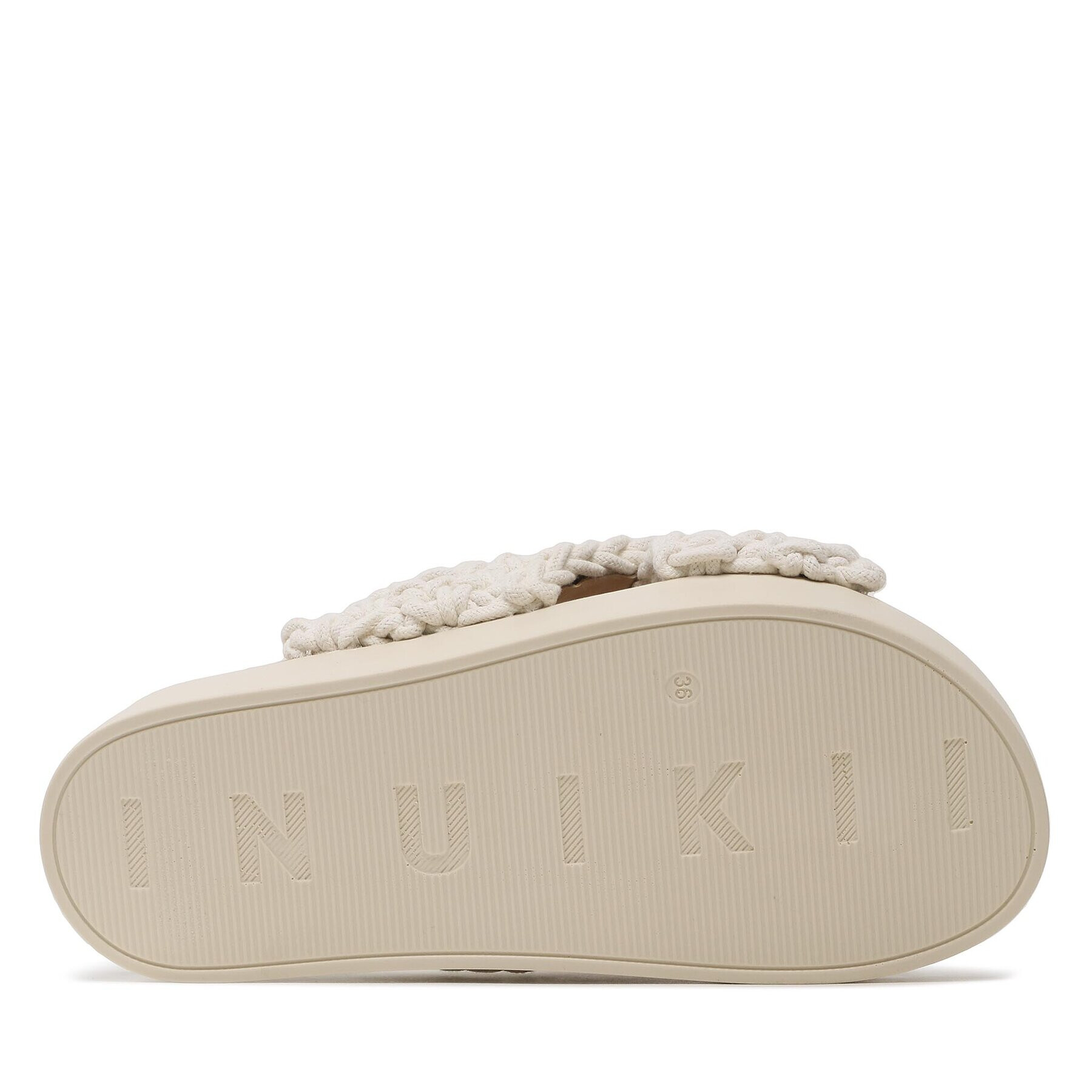 Inuikii Чехли Woven 70104-105 Бял - Pepit.bg